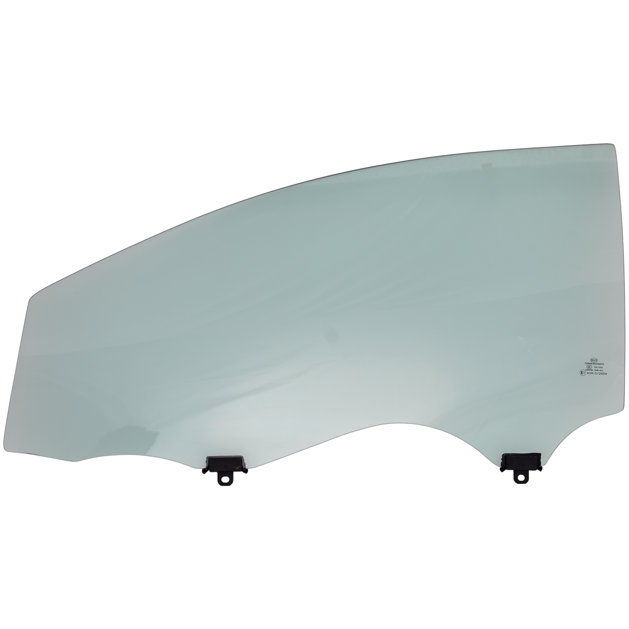 AM YARIS 07-12 FRONT DOOR GLASS LH Green Tint Sedan w Solar Clip SKU JRT48010026 OEM 6812052270