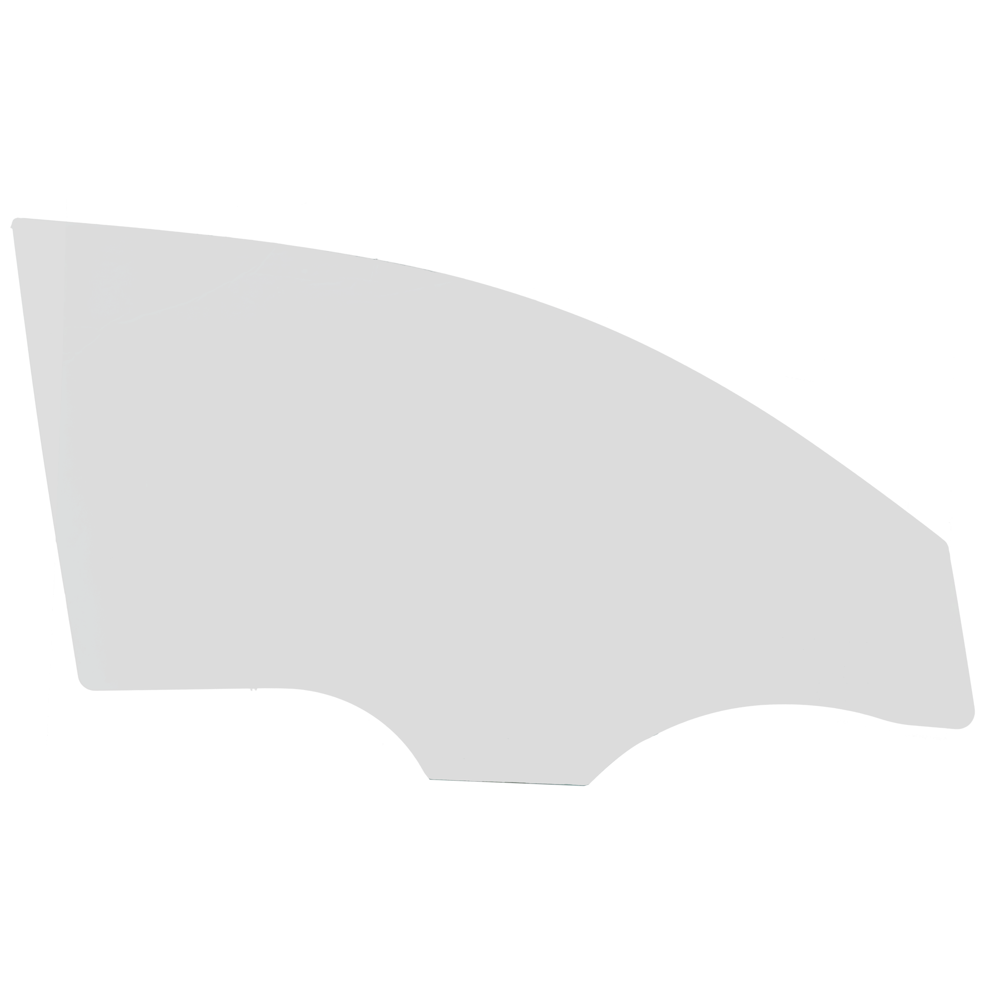 AM TOYOTA ACCENT 07-11 FRONT DOOR GLASS RH Green Tint Hatchback SKU JRT48010029 OEM 824211E210