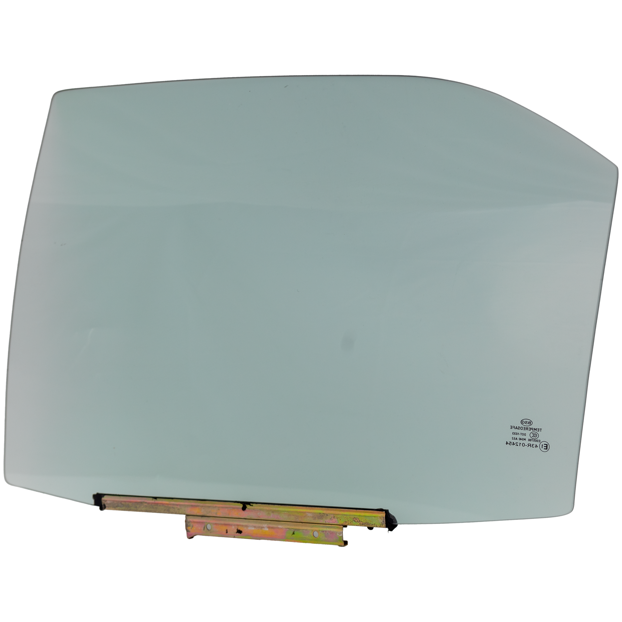 AM CAMRY 12-14 REAR DOOR GLASS LH Green Tint w Solar Clip SKU JRT48130026 OEM 6810406171