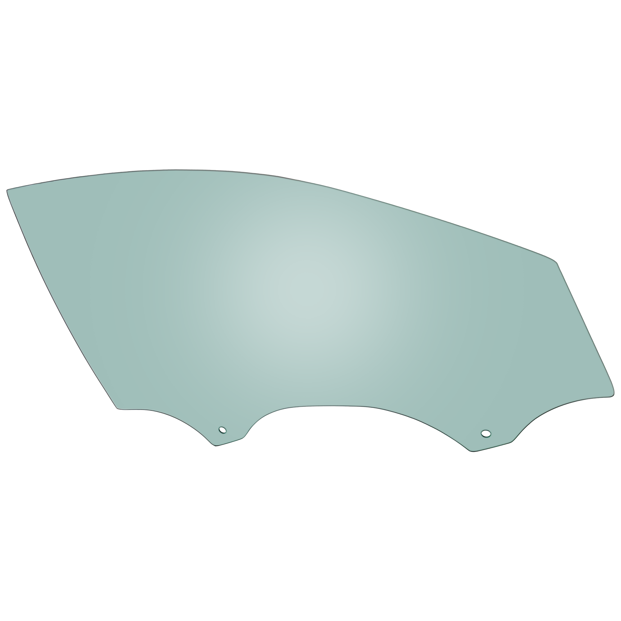 AM GOLF 15-21 FRONT DOOR GLASS RH Green Tint w Solar 4 Door SKU JRV48010011 OEM 5G4845202B