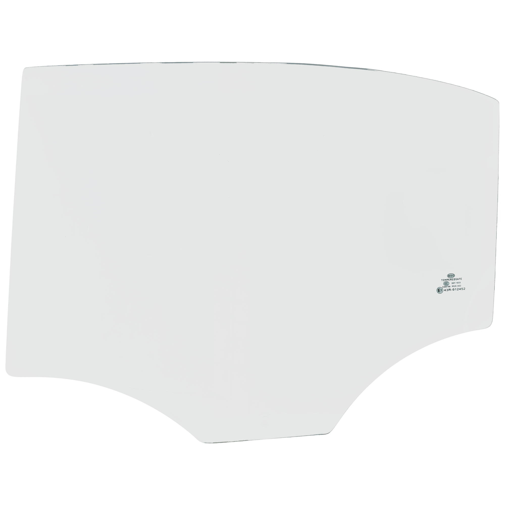 AM JETTA 11-18 REAR DOOR GLASS LH Green Tint w Solar Clip SKU JRV48130006 OEM 5C6845025