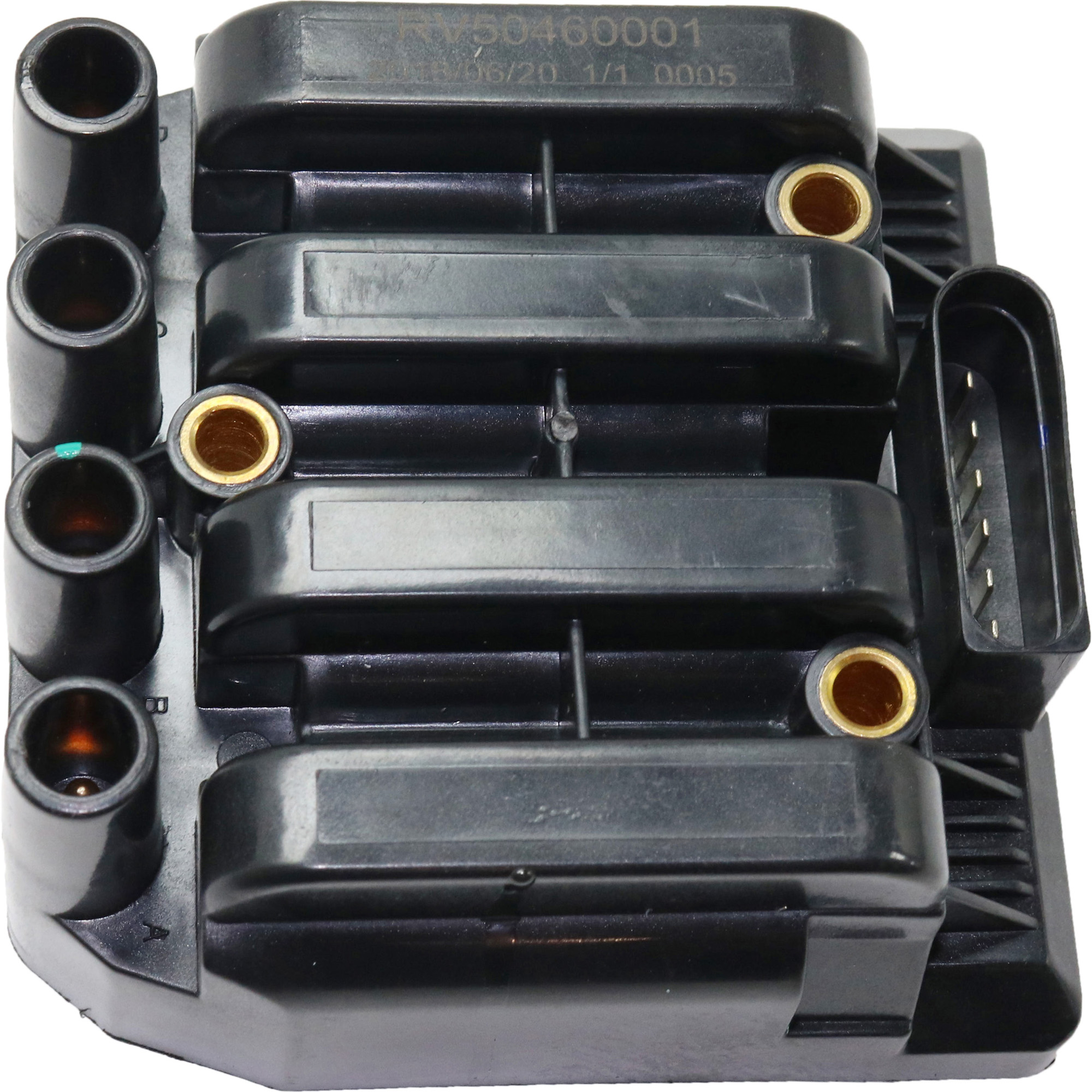 AM BEETLE 98-05 GOLF CITY 07-10 IGNITION COIL Coil Pack Design 4 Cyl 2.0L eng. SKU JRV50460001 OEM 06A905097A
