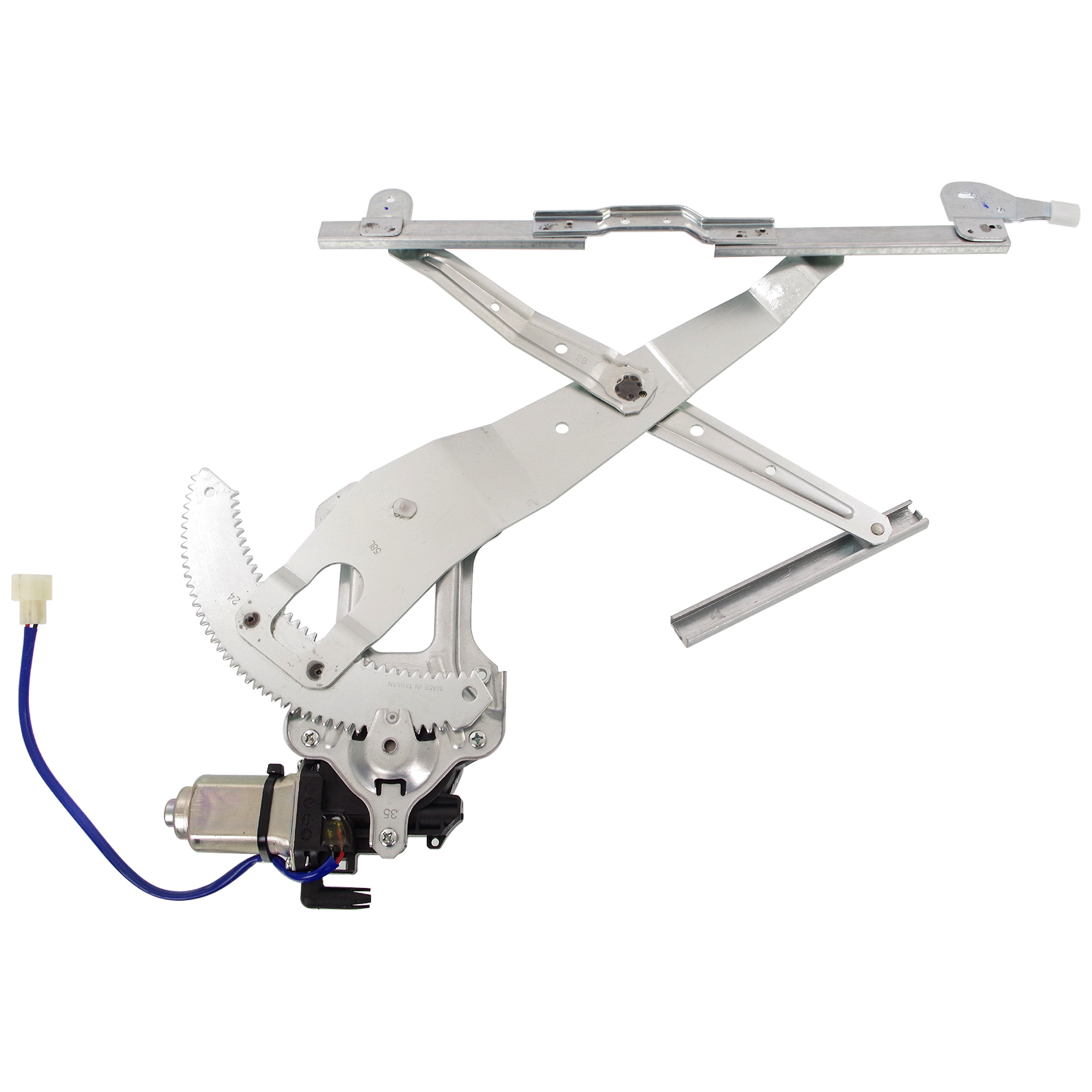 AM IMPREZA OUTBACK 02-07 FRONT WINDOW REGULATOR LH Power w Motor Sedan SKU JS462920 Partslink SU1350114 OEM 61222FE032 PFM