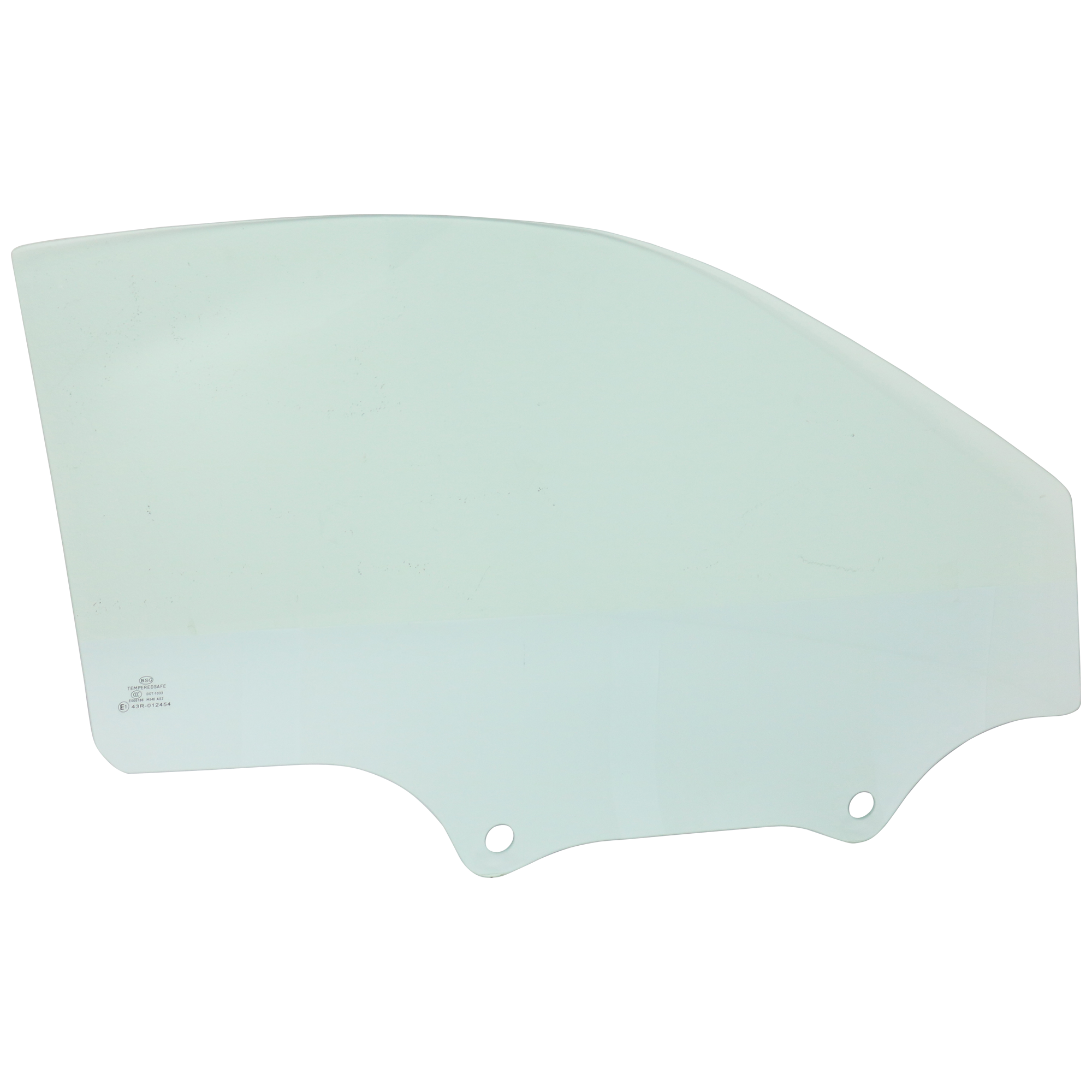 AM SMART FORTWO 08-15 FRONT DOOR GLASS RH Green Tint 2 Door Convertible Coupe SKU JS480101