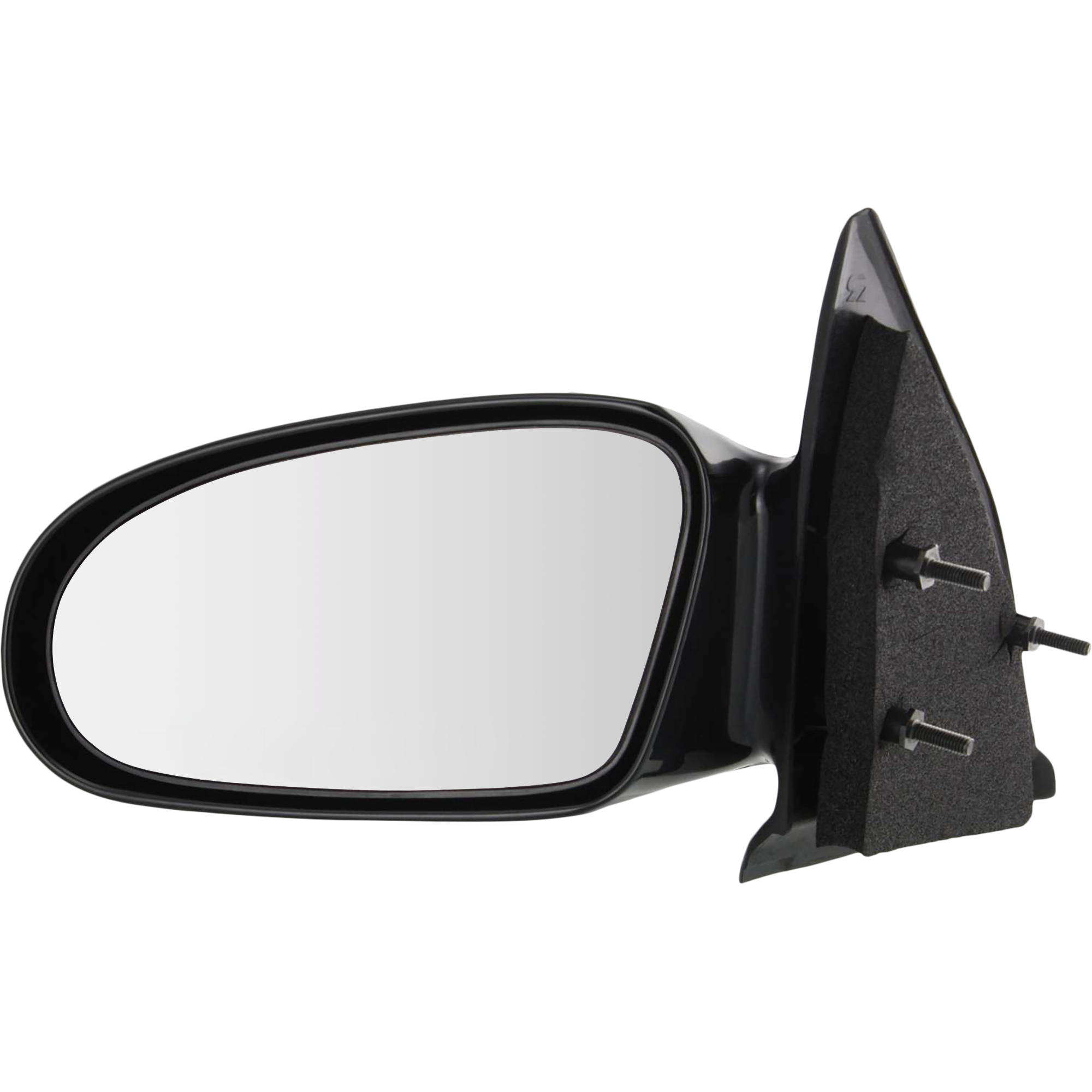 AM SATURN S SERIES 96-02 MIRROR LH Manual Adjust Non Heated Non Folding Paintable Sedan Wagon SKU JST13L Partslink GM1320184 OEM 21170589