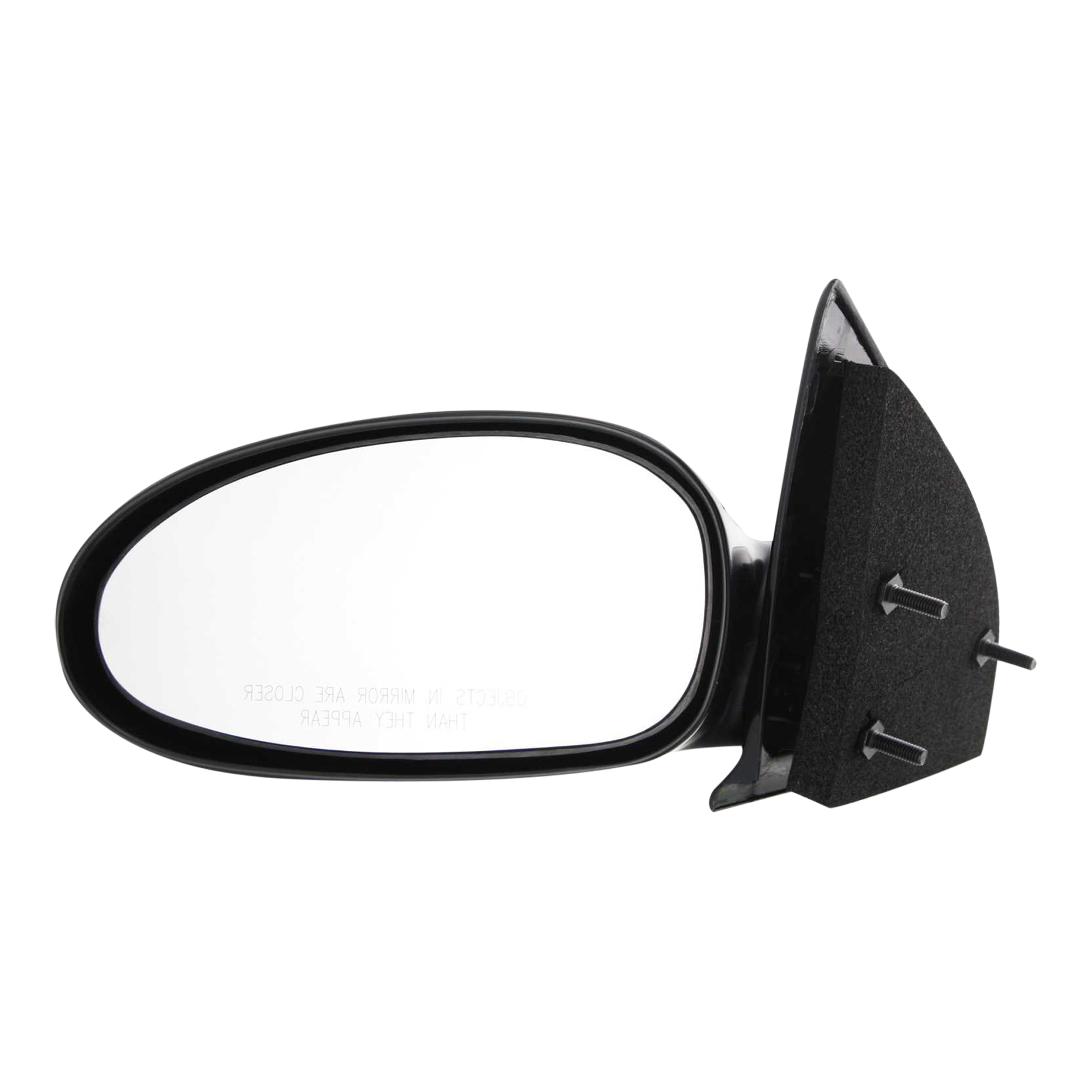 AM SATURN S SERIES 97-02 MIRROR LH Manual Adjust Non Heated Non Folding Paintable Coupe SKU JST14L Partslink GM1320186 OEM 21112674