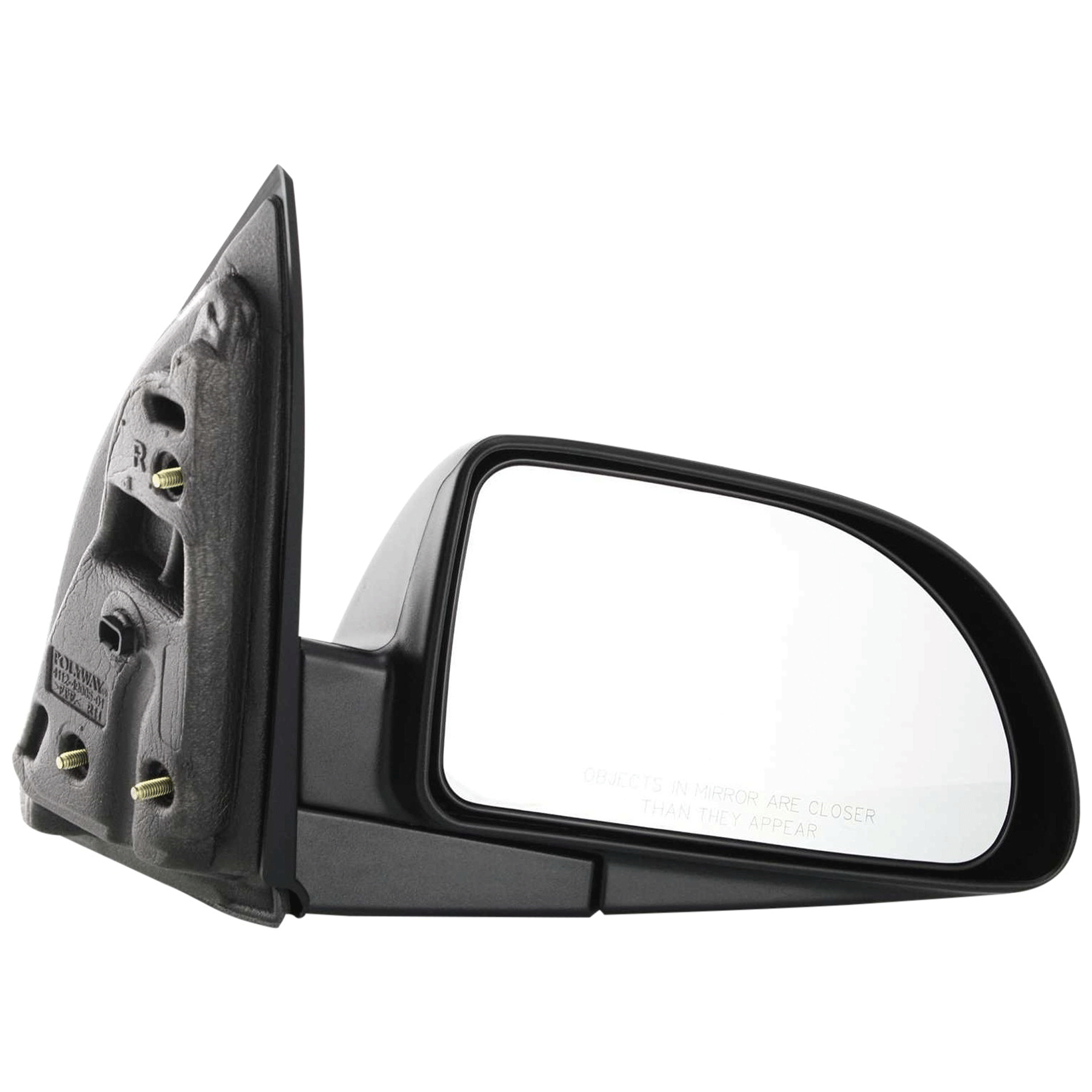 AM VUE 02-07 MIRROR RH Power Manual Folding Non Heated Textured Exc. Red Line Model SKU JST18ER Partslink GM1321314 OEM 15873077