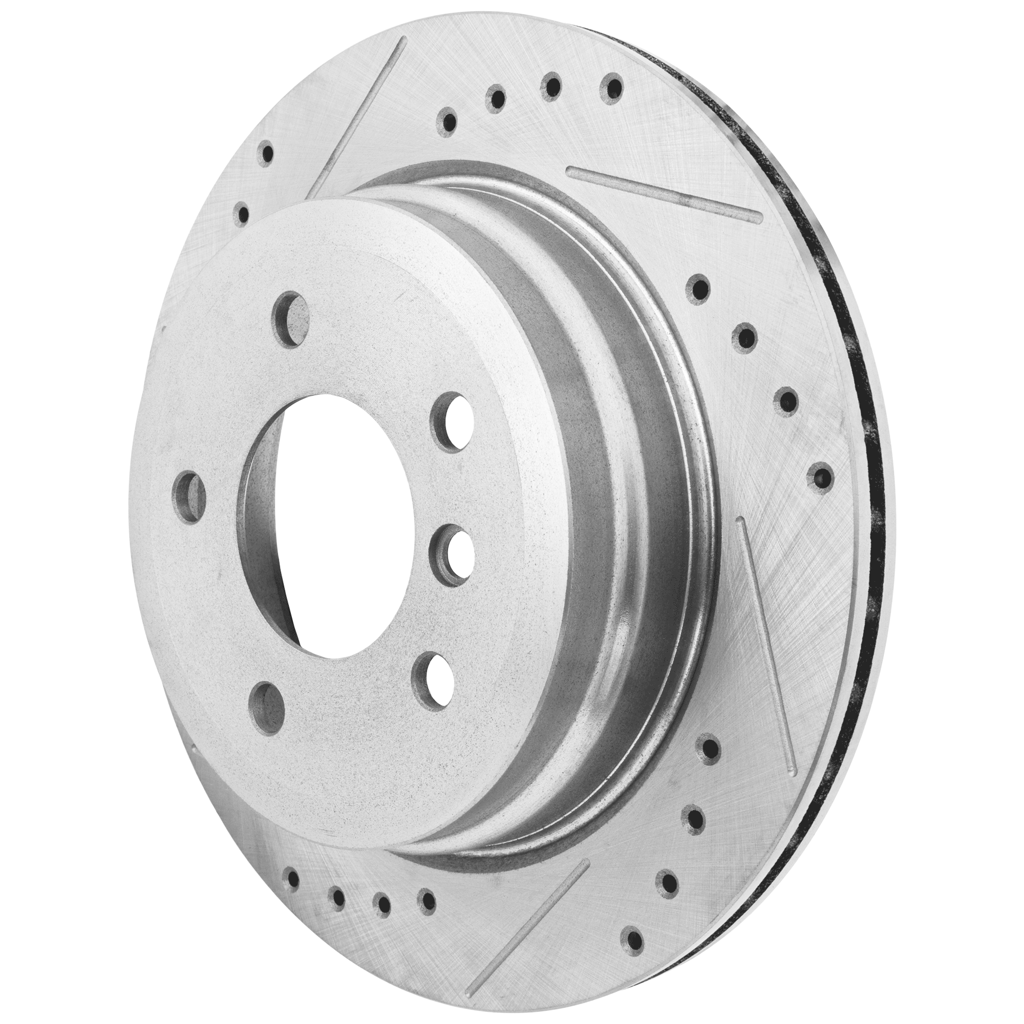 AM 3 SERIES 06-13 X1-12-15 REAR BRAKE DISC RH=LH Cross drilled and Slotted SKU JSTPB27110009DRS OEM 34317-45508-45603-850052-90077