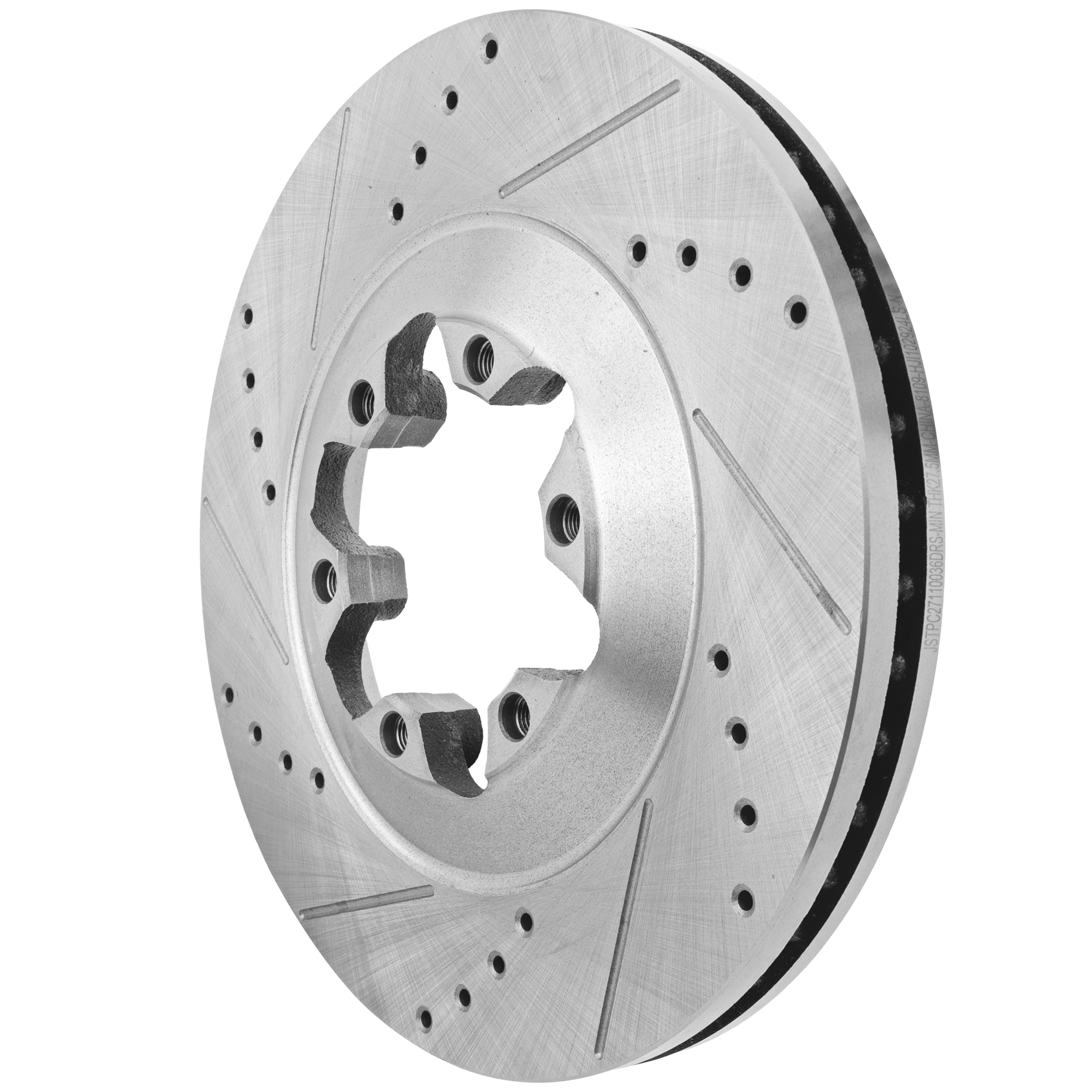 AM COLORADO CANYON 09-12 FRONT BRAKE DISC RH=LH Cross drilled and Slotted SKU JSTPC27110036DRS OEM 41244-55162-850093-900634-6004