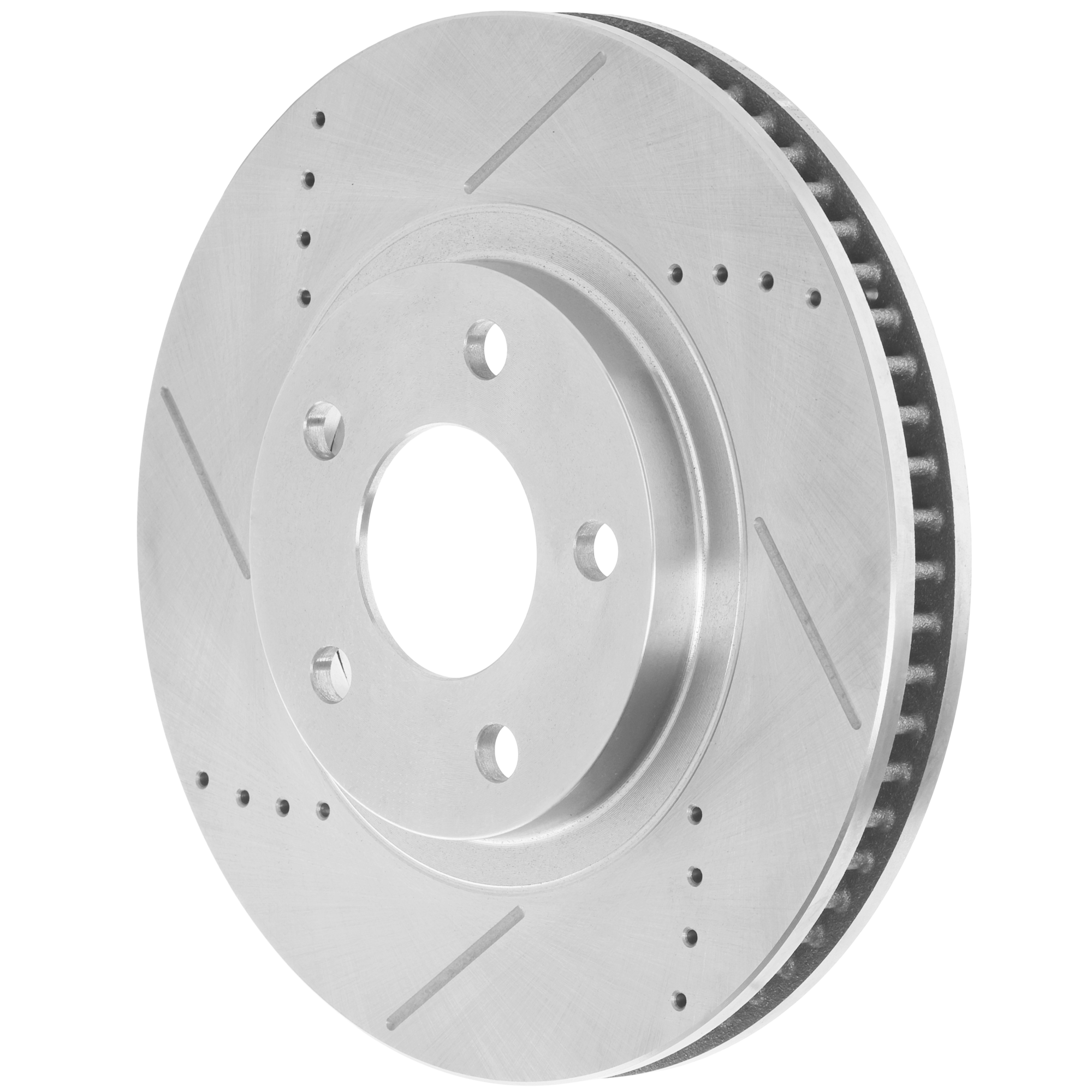 AM PARK AVENUE 97-05 ELDORADO 97-02 FRONT BRAKE DISC RH=LH Cross drilled and Slotted Vented 5 Lugs SKU JSTPC27110064DRS OEM 19902-55034-56641-65935-101703