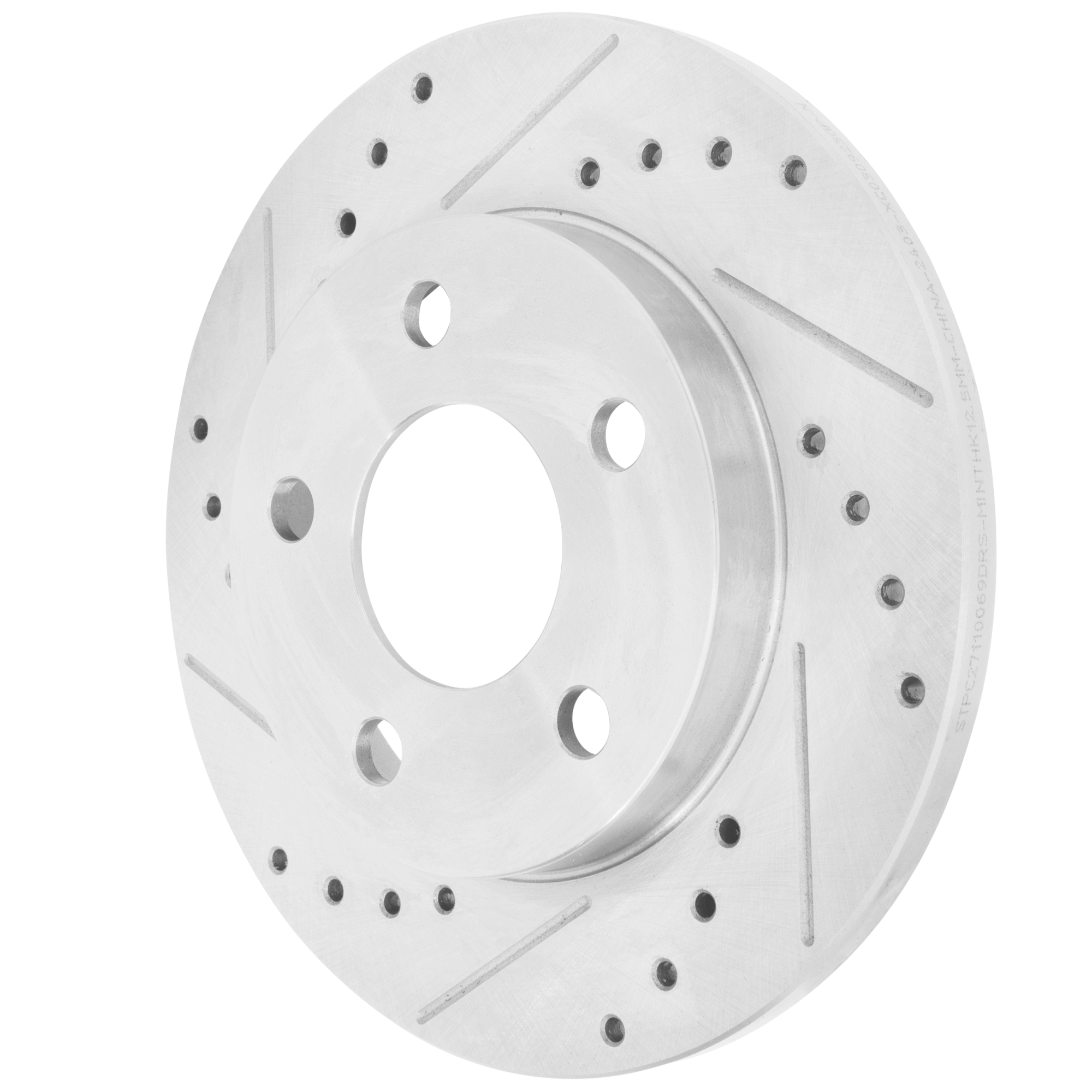 AM GRAND RPRIX 04-08 IMPALA 11-13 IMPALA LIMITED 14-16 REAR BRAKE DISC RH=LH Cross drilled and Slotted SKU JSTPC27110069DRS OEM 55085-145442-580171-48880171-6