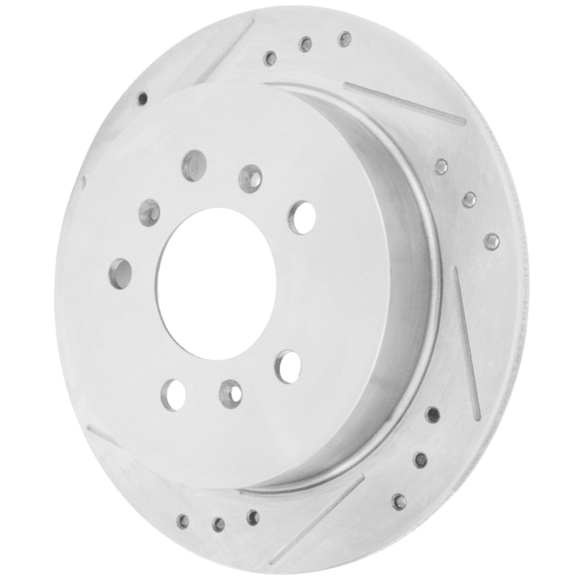 AM MONTE CARLO 06-07 IMPALA 06-10 REAR BRAKE DISC RH=LH Cross drilled and Slotted Solid 5 Lugs SKU JSTPC27110071DRS OEM 55125-145628-493745-580401-900