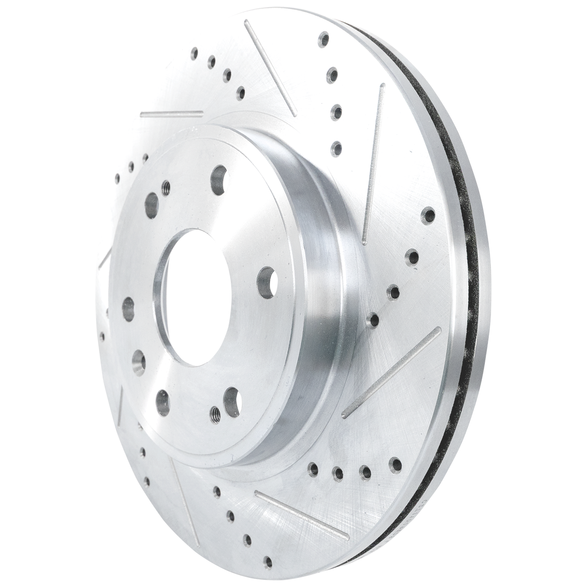 AM SILVERADO 1500 SIERRA 1500-99-07 EXPRESS 1500 SAVANA 1500-03-08 FRONT BRAKE DISC RH=LH Cross drilled and Slotted Vented 6 Lugs SKU JSTPC27110096DRS OEM 19914-55054-56825-101419-14525