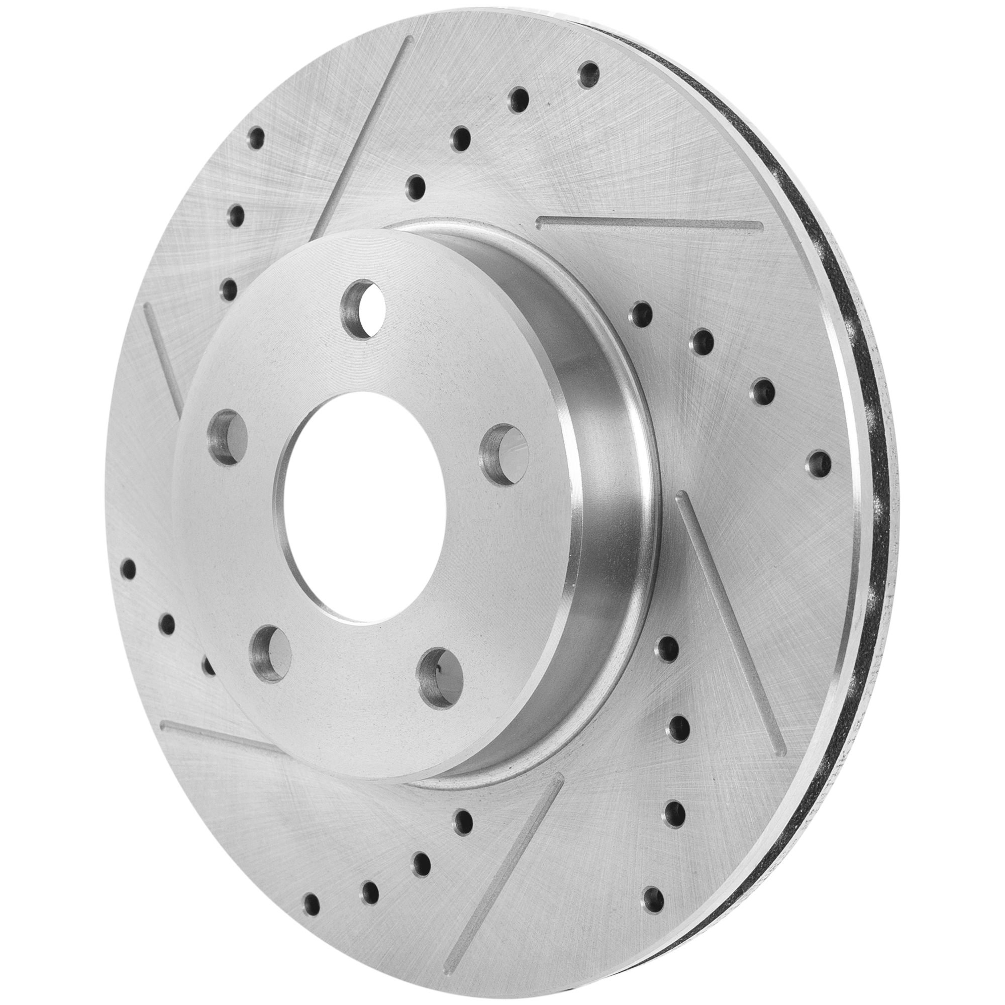 AM SKYLARK 90-98 CAVALIER 92-05 FRONT BRAKE DISC RH=LH Cross drilled and Slotted SKU JSTPC27110105DRS OEM 477-5580-19815-27029-56140-651