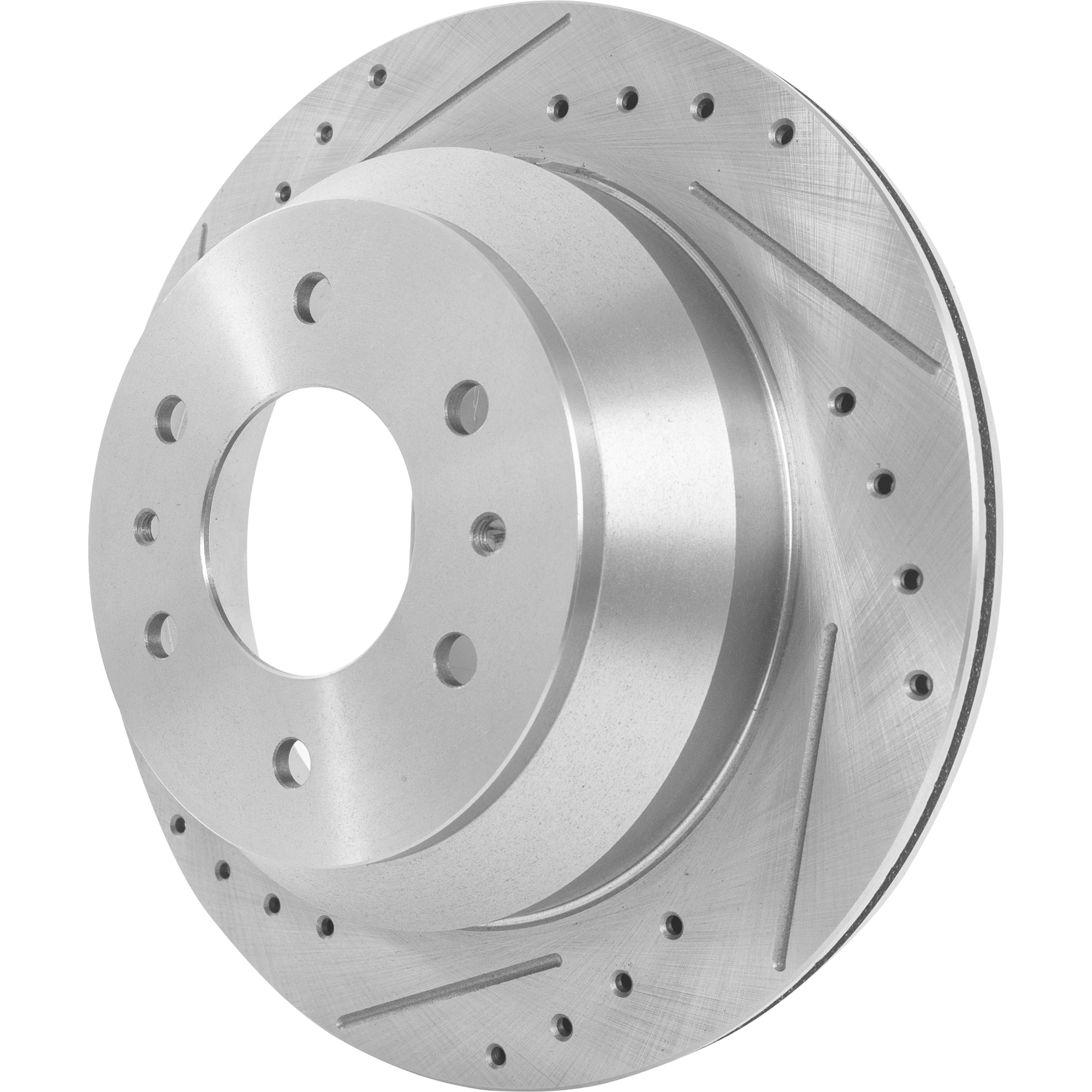 AM RAINIER 04-07 TRAILBLAZER ENVOY 02-09 REAR BRAKE DISC RH=LH Cross drilled and Slotted SKU JSTPC27110119DRS OEM 19958-55073-101758-145314-1058