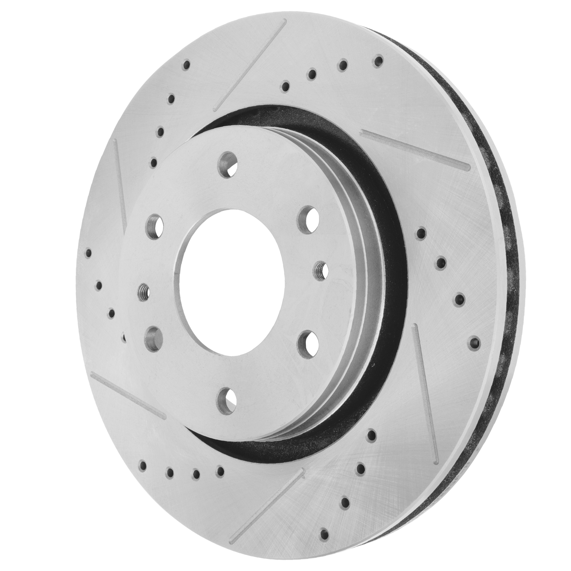 AM TRAILBLAZER ENVOY 06-09 FRONT BRAKE DISC RH=LH Cross drilled and Slotted SKU JSTPC27110120DRS OEM 55112-60048052-55112G 55112HC