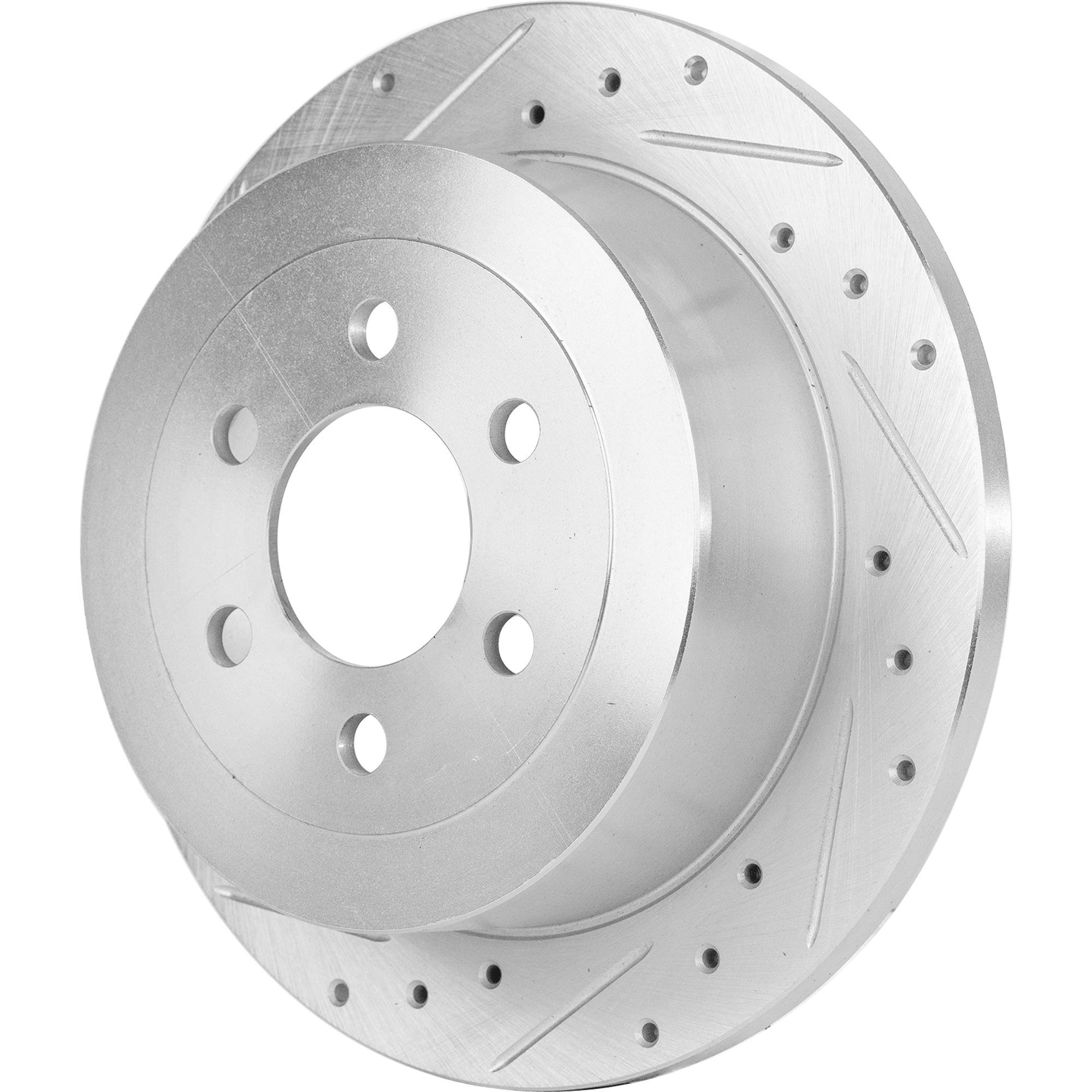 AM DAKOTA 03-04 REAR BRAKE DISC RH=LH Cross drilled and Slotted SKU JSTPD27110006DRS OEM 53013-780144-48880144-52126044