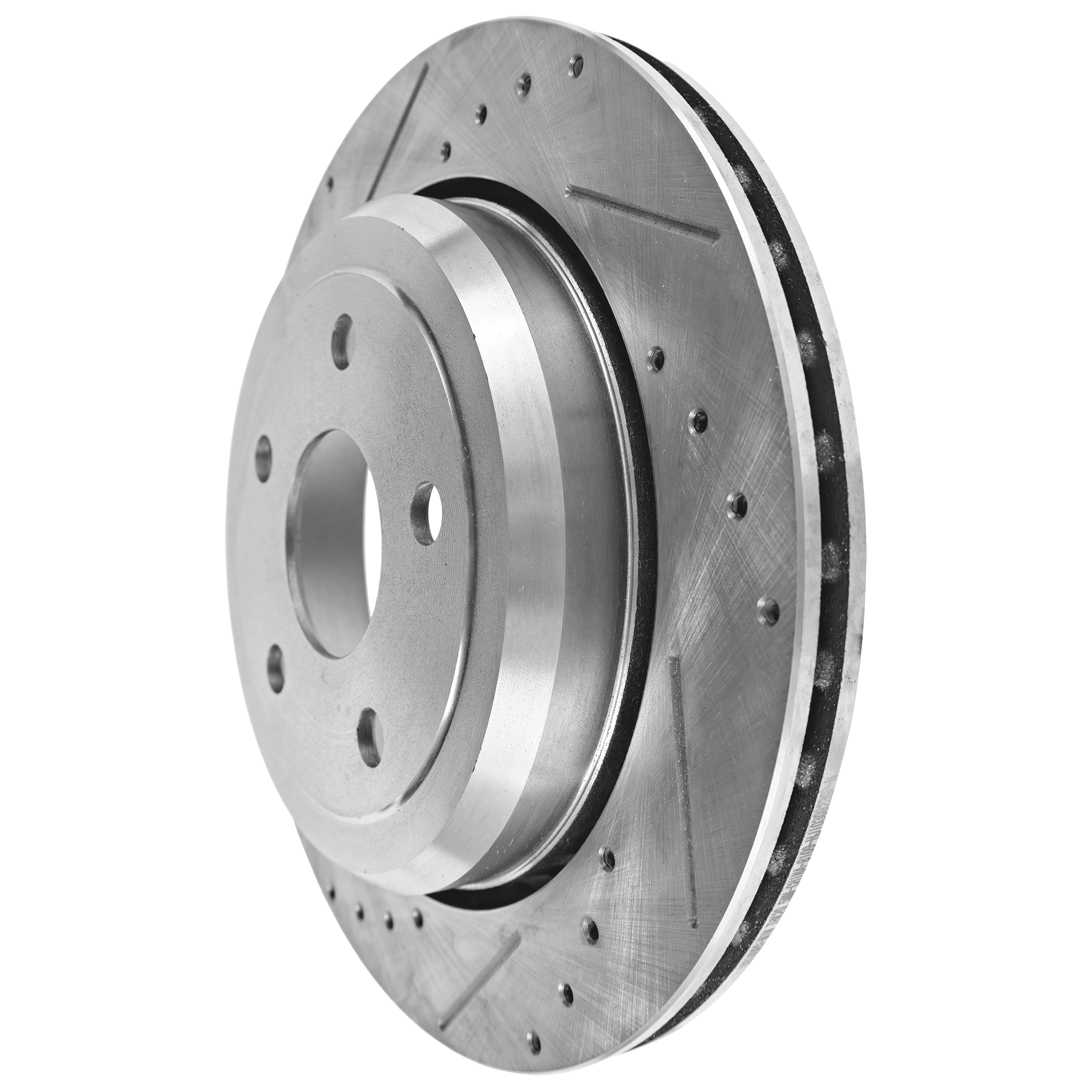 AM DURANGO 11-21 GRAND CHEROKEE 11-23 REAR BRAKE DISC RH=LH Cross drilled and Slotted Vented 5 Lugs SKU JSTPD27110014DRS OEM 43176-53063-850239-60042006-53
