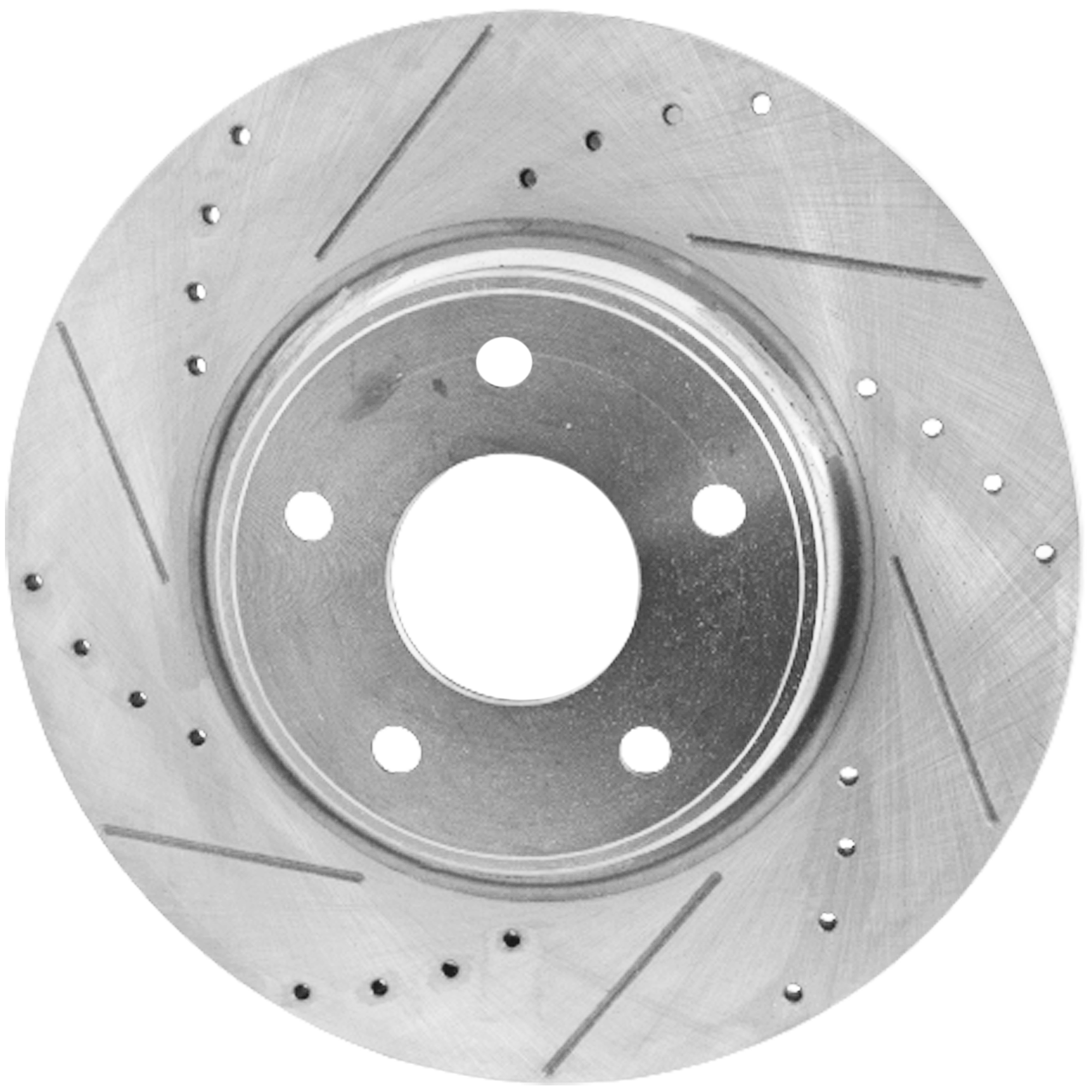 AM GRAND CARAVAN 12-20 TOWN COUNTRY 12-16 REAR BRAKE DISC RH=LH Cross drilled and Slotted Solid 5 Lugs SKU JSTPD27110020DRS OEM 43180-53069-780965-850314-6004