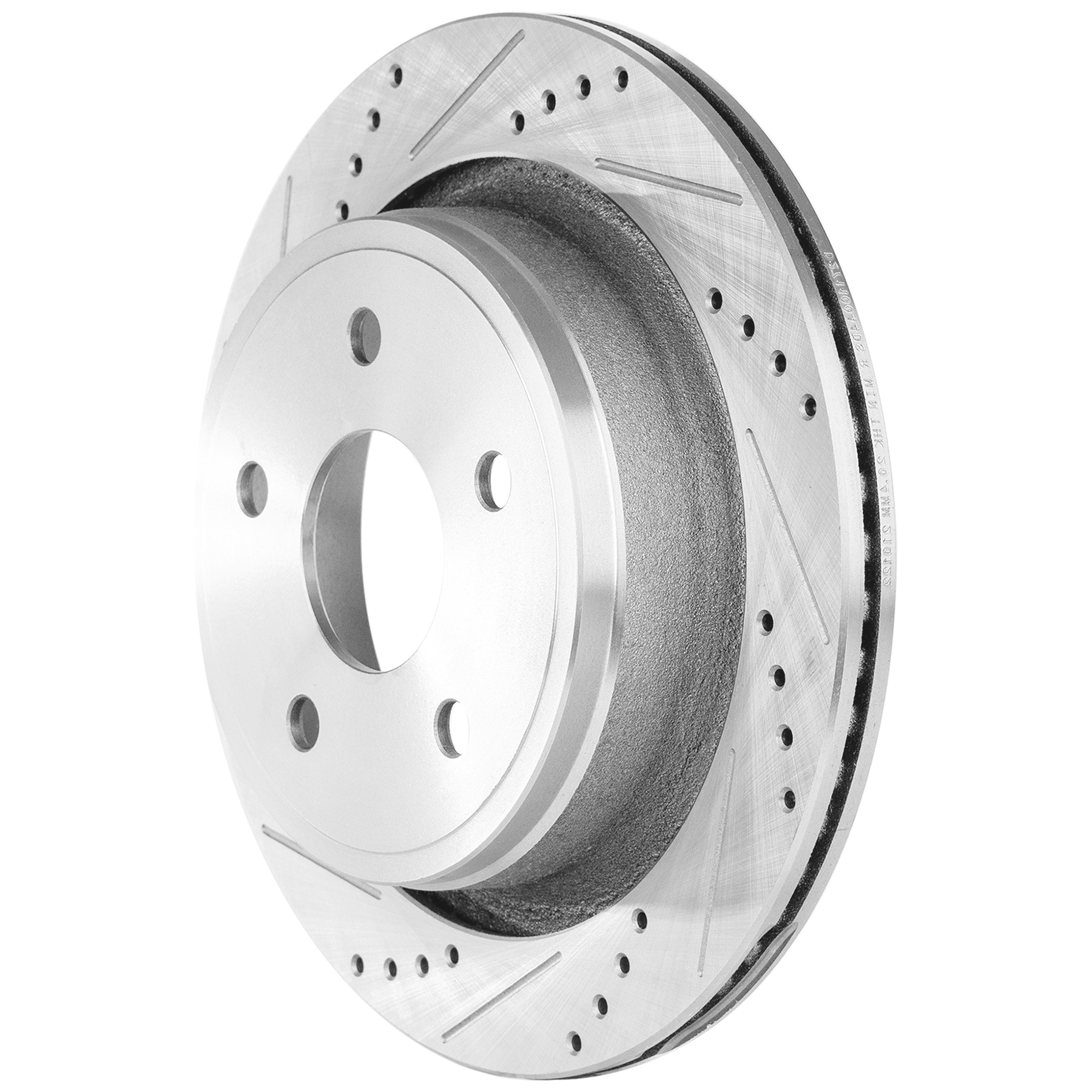 AM RAM 1500 P U 02-18 DURANGO 04-09 ASPEN 07-09 REAR BRAKE DISC RH=LH Cross drilled and Slotted SKU JSTPD27110044DRS OEM 19335-53006-67054-145365-49118