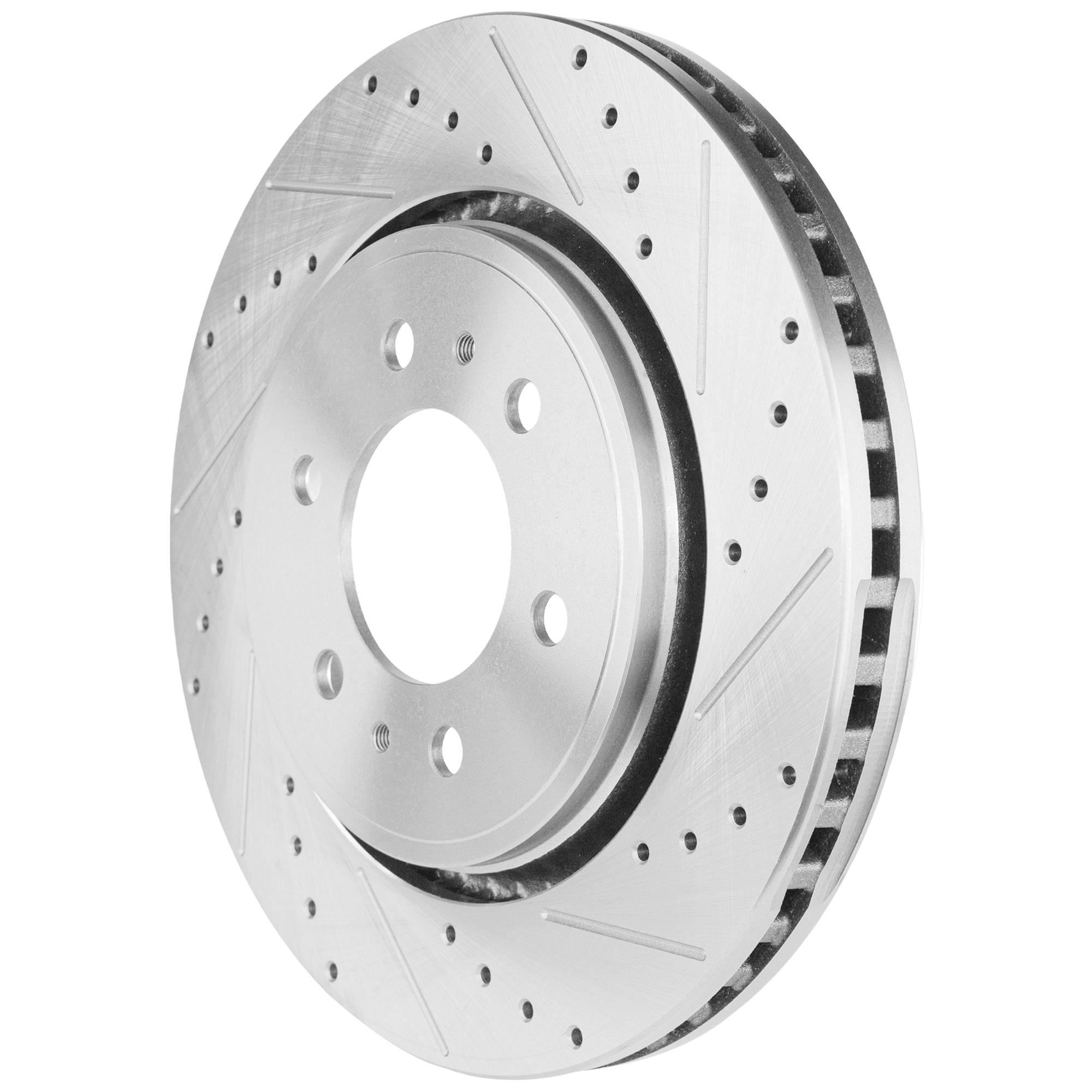 AM EXPEDITION 07-20 NAVIGATOR 07-21 FRONT BRAKE DISC RH=LH Cross drilled and Slotted Vented 6 Lugs SKU JSTPF27110040DRS OEM 42251-54153-60410-900368-90084