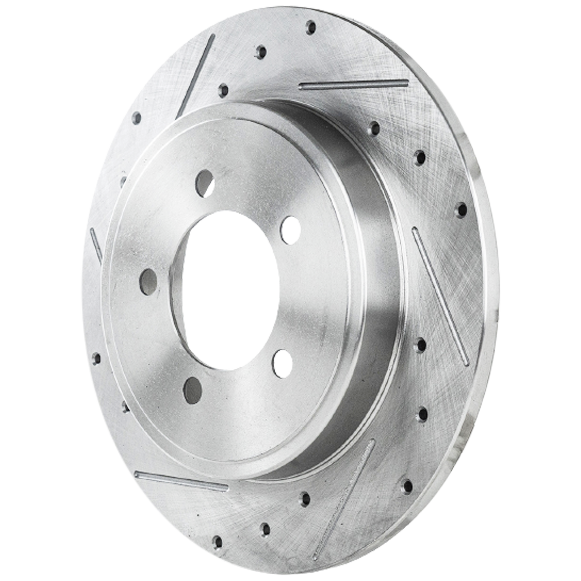 AM EXPLORER MOUNTAINEER 02-10 REAR BRAKE DISC RH=LH Cross drilled and Slotted Solid 5 Lugs SKU JSTPF27110046DRS OEM 19695-54098-65090-102122-14535
