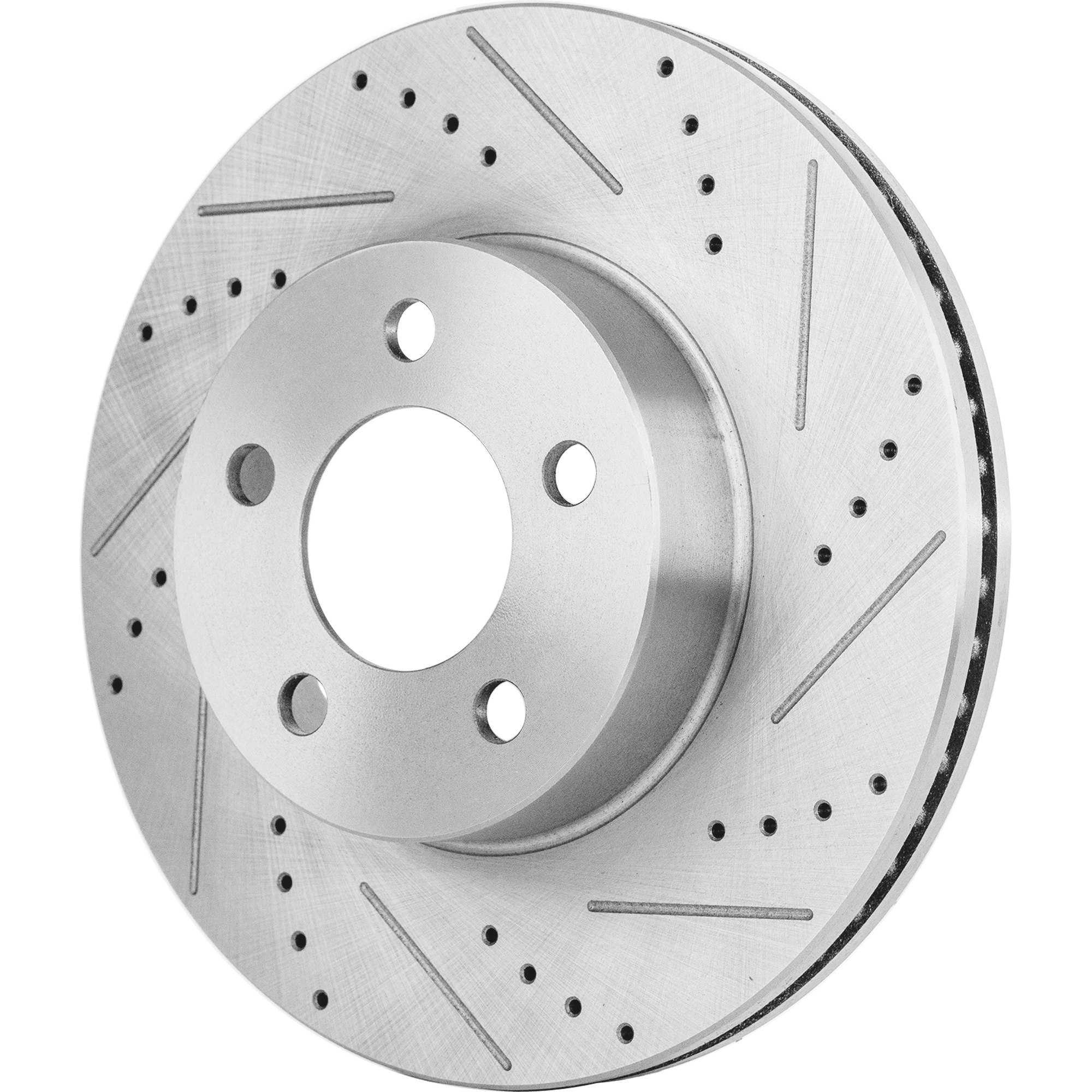 AM RANGER 03-11 B400 PICKUP 03-10 EXPLORER SPORT TRAC 01-05 FRONT BRAKE DISC RH=LH Cross drilled and Slotted Performance Rotor SKU JSTPF27110050DRS OEM 19880-54097-60353-102688-14534