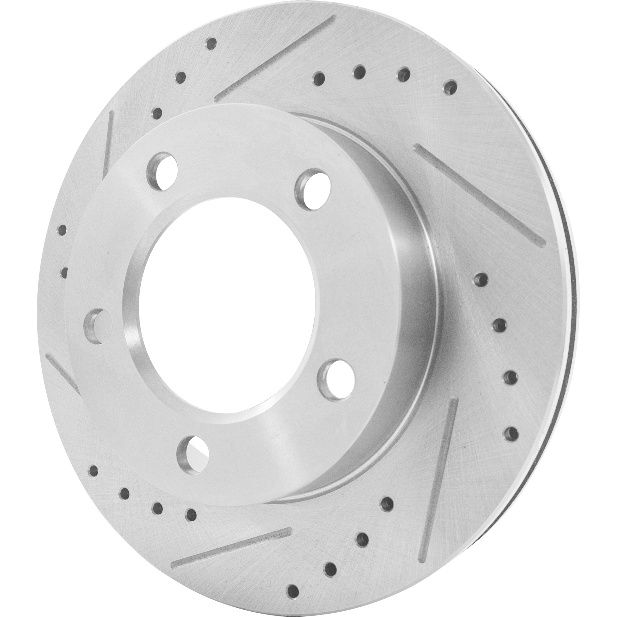 AM F 150 BRONCO 94-96 FRONT BRAKE DISC RH=LH Disc Only Cross drilled and Slotted SKU JSTPF27110054DRS OEM 1181-19771-27070-54020-65595-6