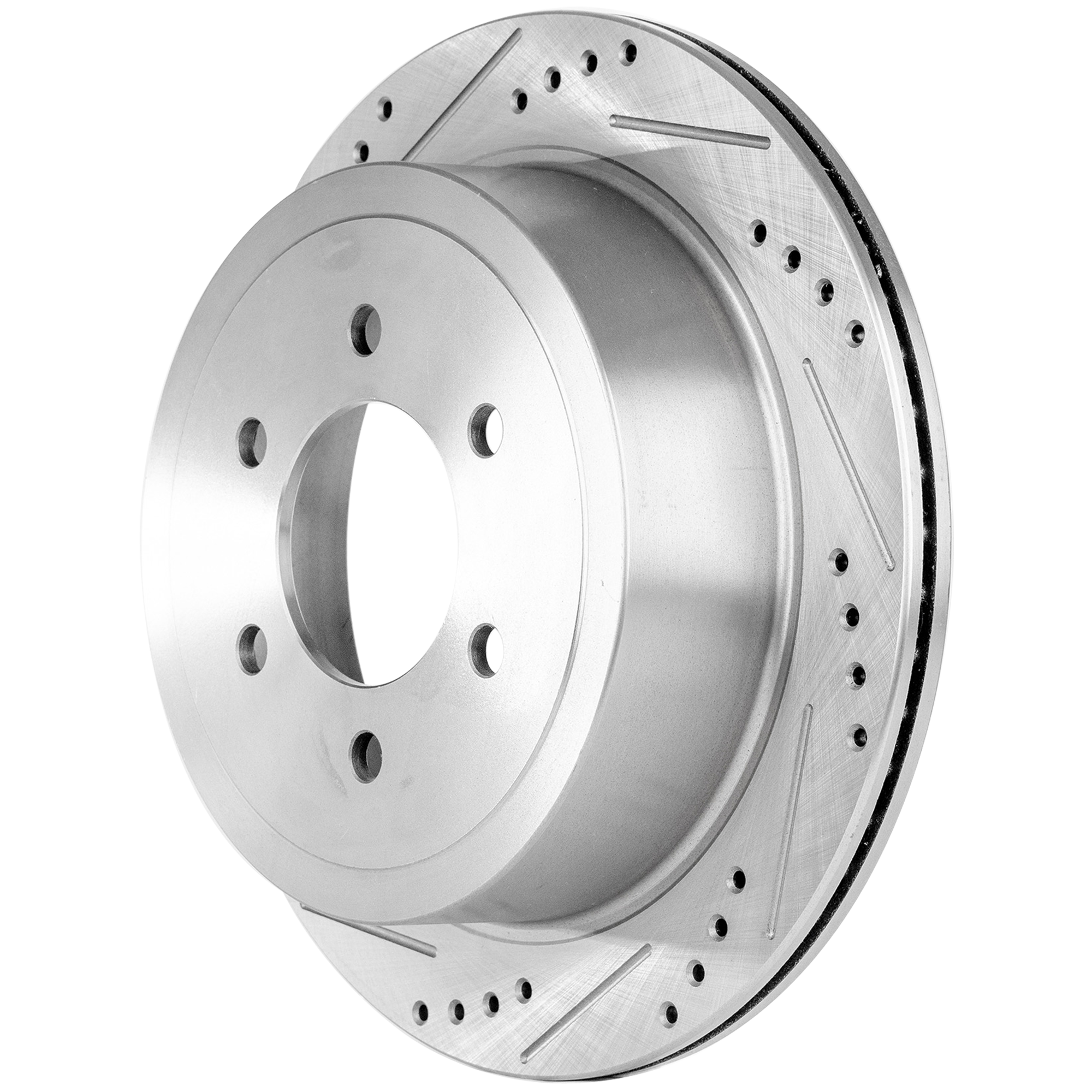AM F 150-04-11 MARK LT 06-08 REAR BRAKE DISC RH=LH Cross drilled and Slotted SKU JSTPF27110060DRS OEM 19347-54111-145521-492535-6801