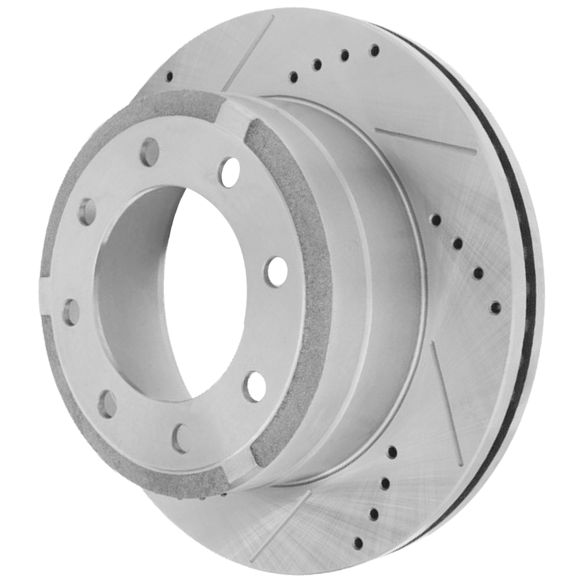 AM F 250 F 350 SUPER DUTY 12-23 REAR BRAKE DISC RH=LH Cross drilled and Slotted Vented 8 Lugs SKU JSTPF27110077DRS OEM 42293-681778-850348-60054227-6