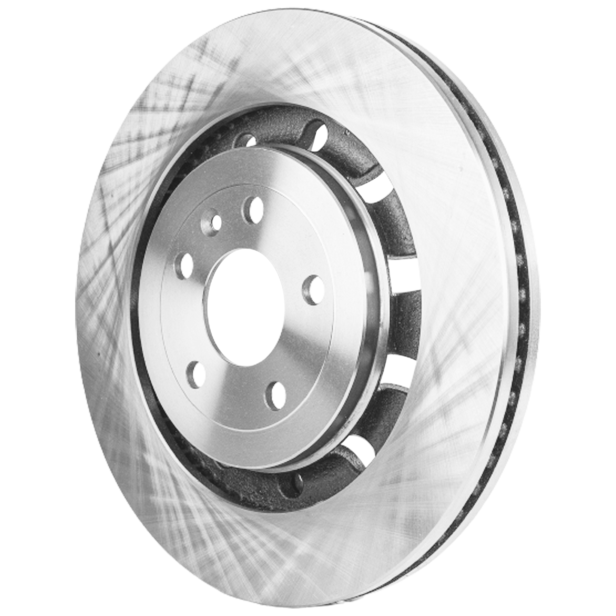 AM EXPLORER FLEX 13-19 FRONT BRAKE DISC RH=LH Plain Surface Vented 5 Lugs SKU JSTPF27110102 OEM DG1Z1125C DG1Z1125B