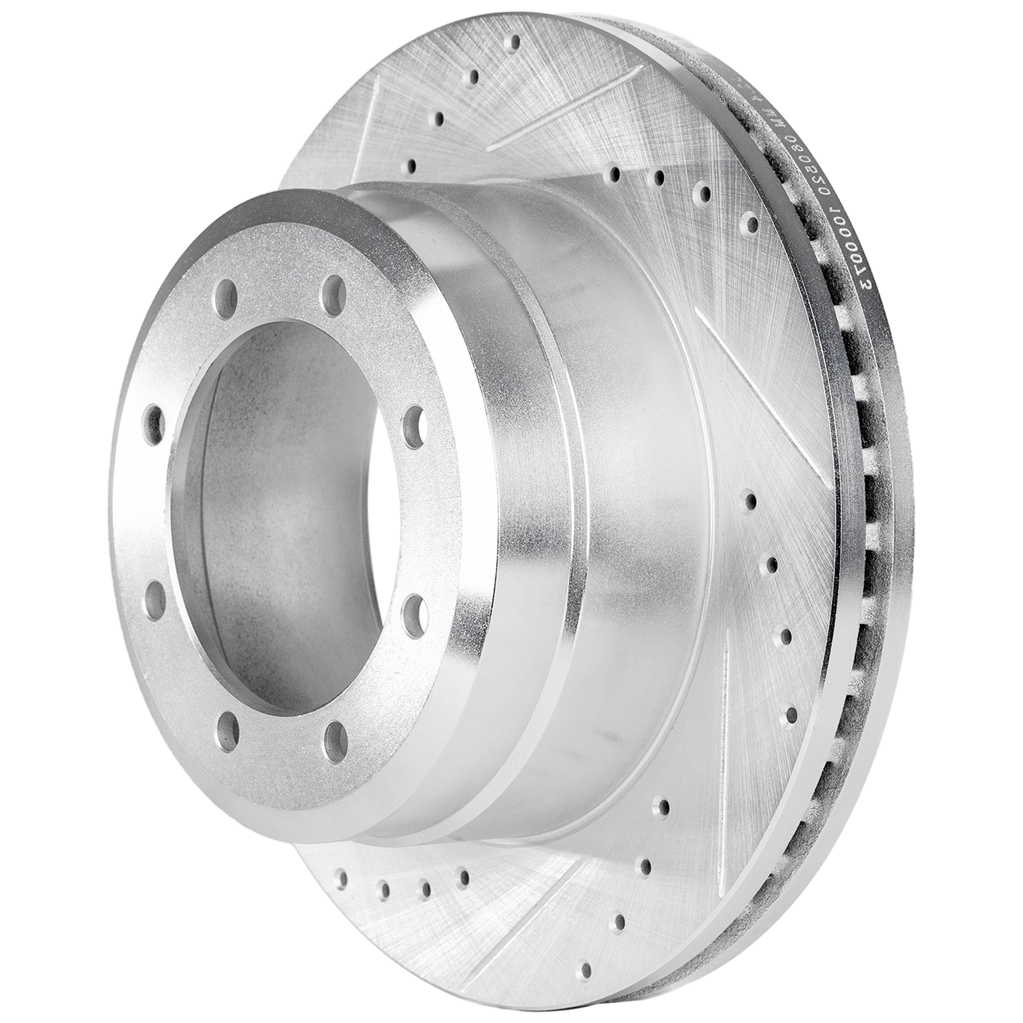 AM F 350 SUPER DUTY 05-12 F 450 SUPER DUTY 10-12 REAR BRAKE DISC RH=LH Cross drilled and Slotted Vented 8 Lugs SKU JSTPF27110119DRS OEM 54136-680344-60054200-54136G 6