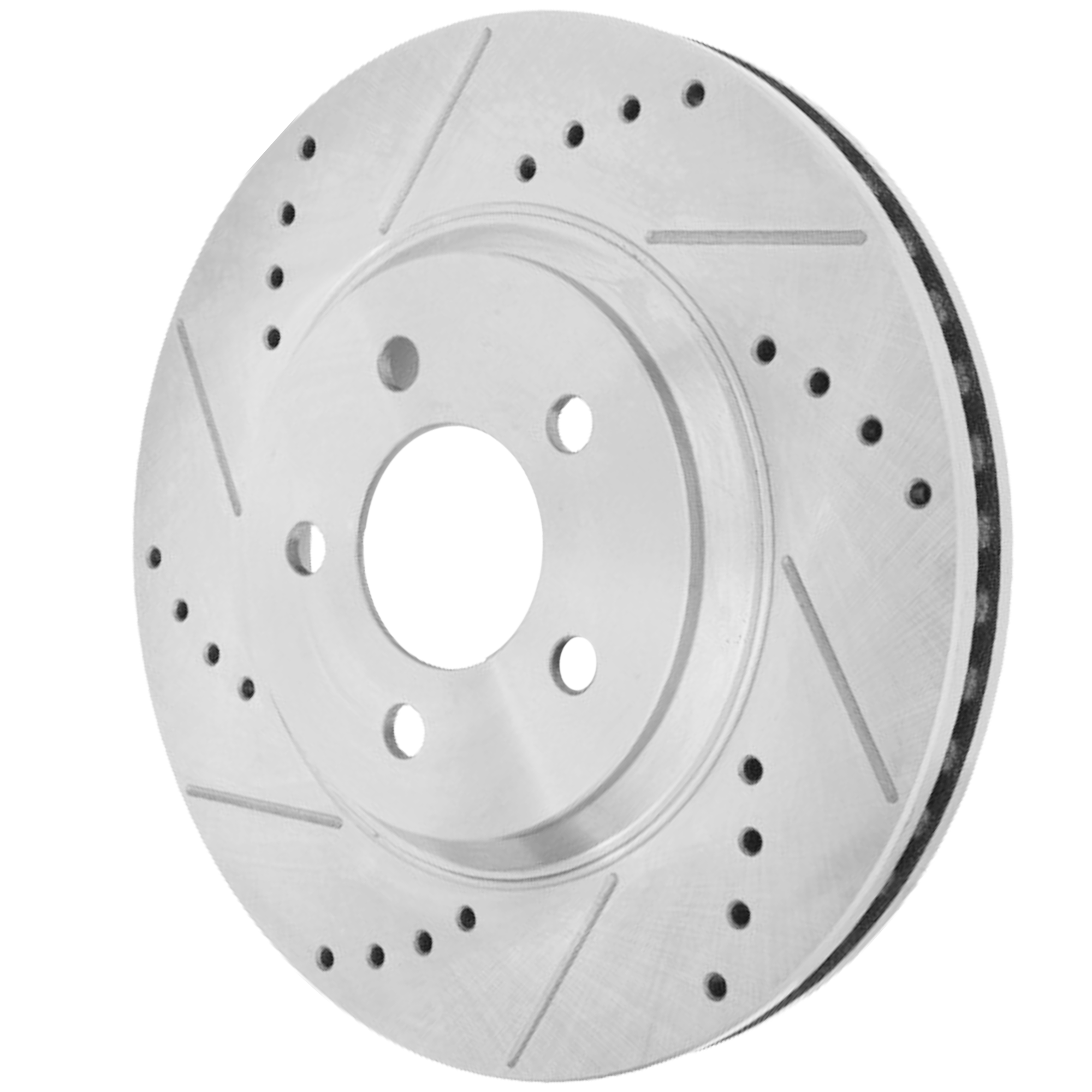 AM MUSTANG 05-14 FRONT BRAKE DISC RH=LH Cross drilled and Slotted SKU JSTPF27110135DRS OEM 42134-54134-680326-900242-6005