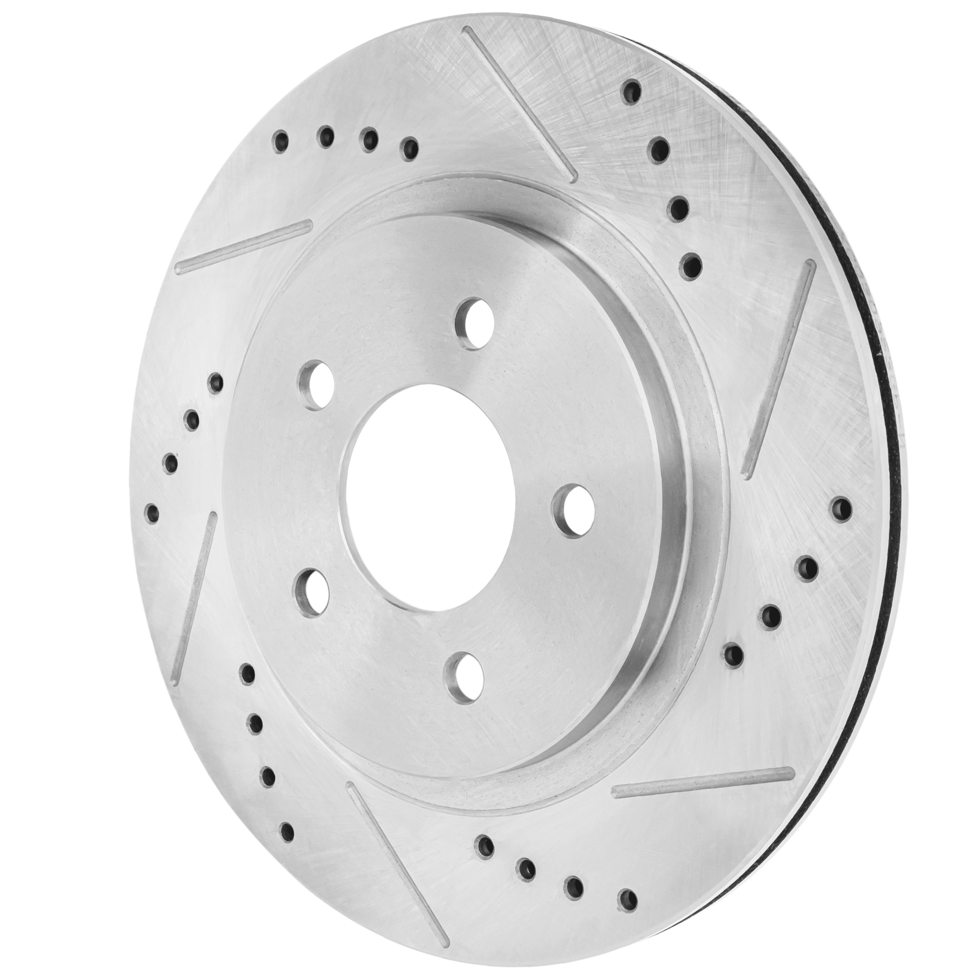 AM MUSTANG 05-14 REAR BRAKE DISC RH=LH Cross drilled and Slotted SKU JSTPF27110136DRS OEM 42136-54131-900243-60054058-42