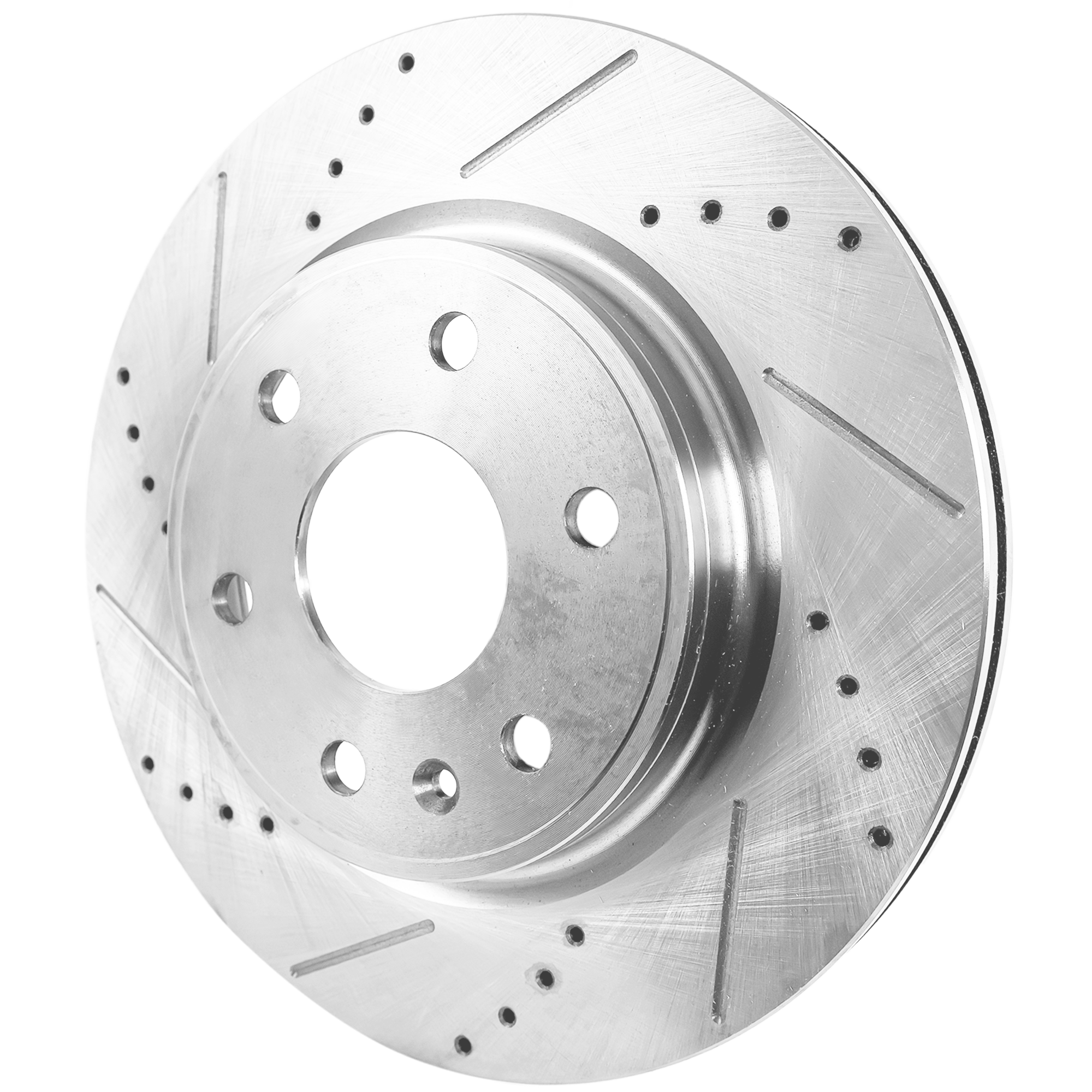 AM ACADIA 07-17 TRAVERSE 09-17 FRONT BRAKE DISC RH=LH Cross drilled and Slotted SKU JSTPG27110001DRS OEM 41232-55150-60375-580560-90032