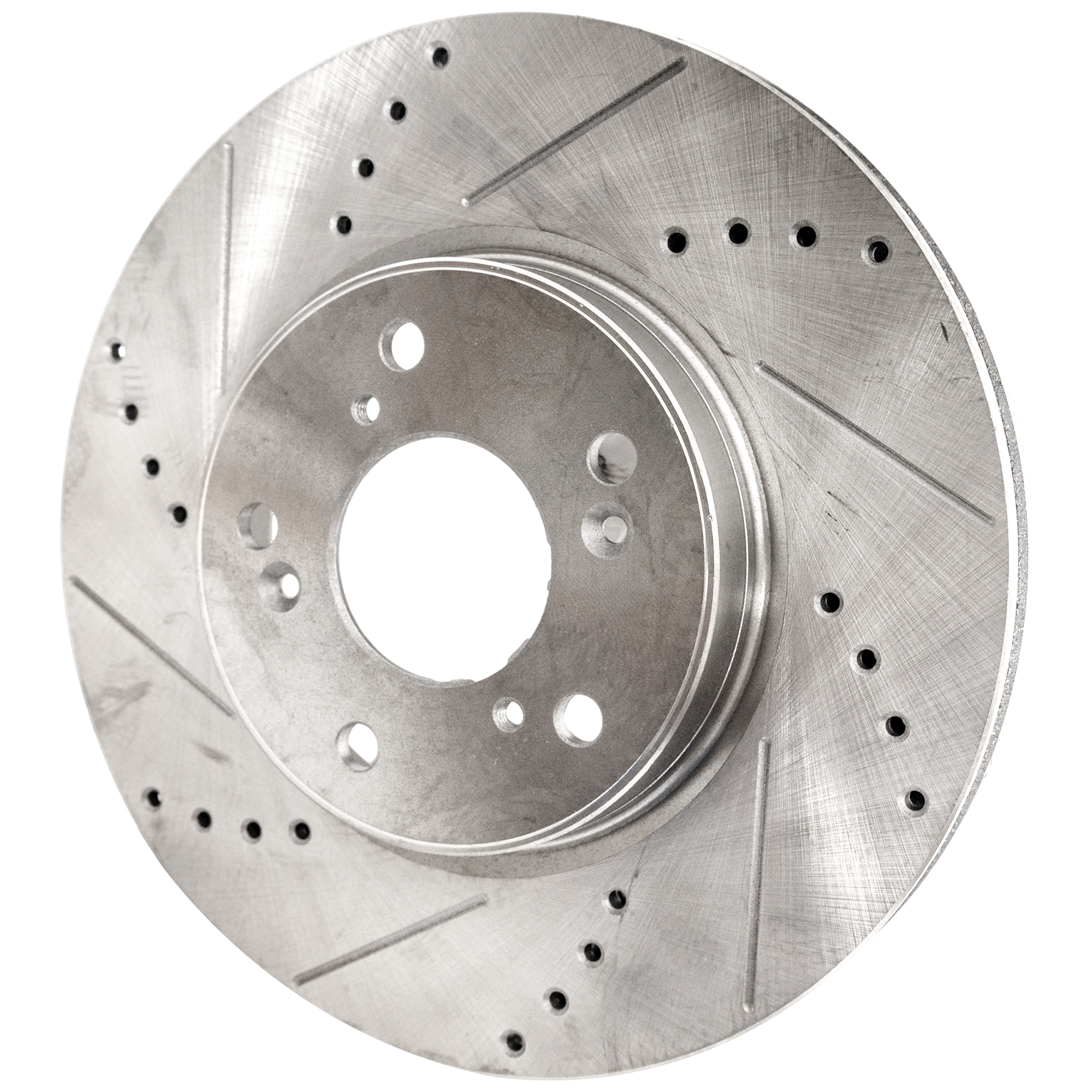 AM ACCORD 13-23 FRONT BRAKE DISC RH=LH Cross drilled and Slotted Vented 5 Lugs SKU JSTPH27110001DRS OEM 44761-0833571-850373-981022-60
