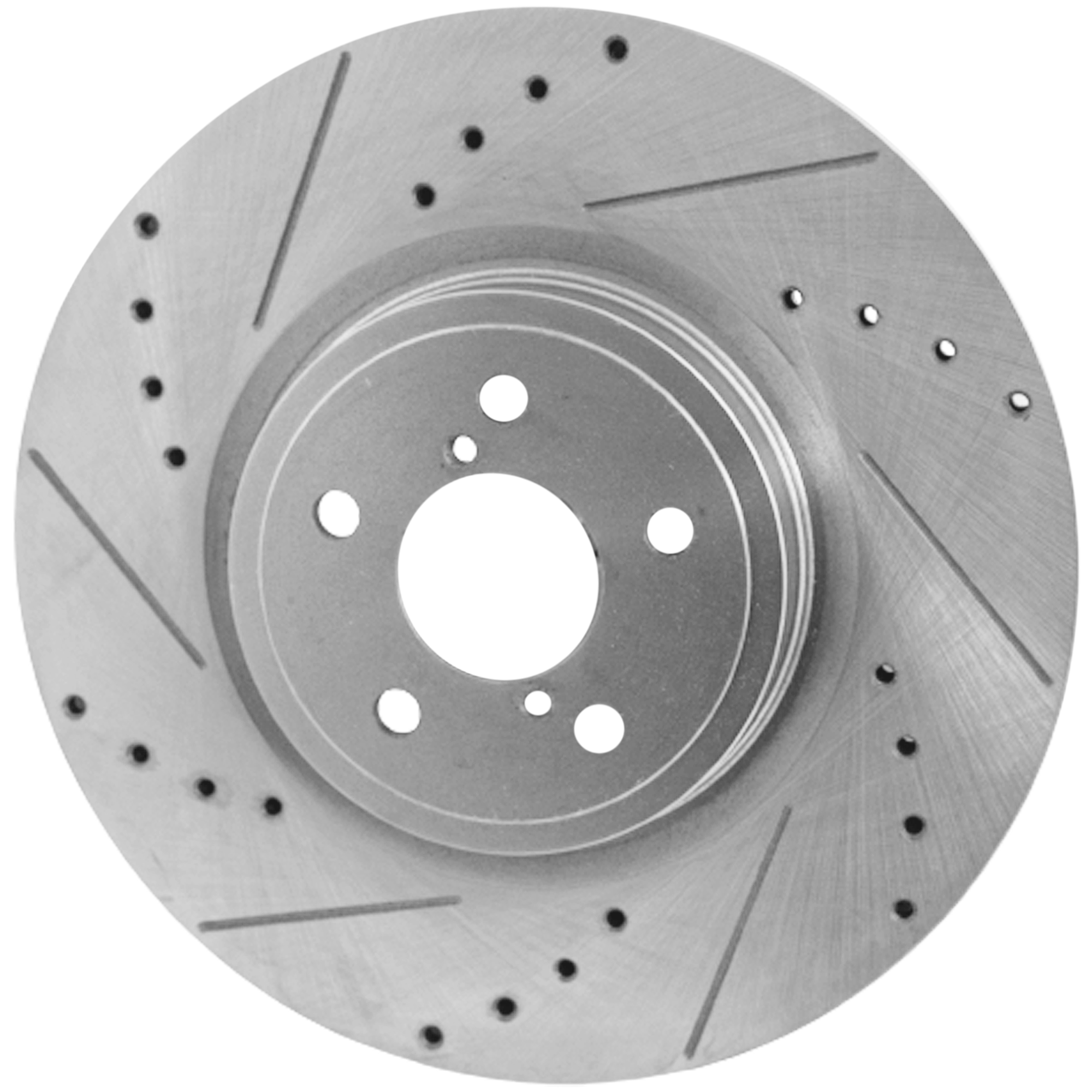 AM ACCENT RIO 12-22 REAR BRAKE DISC RH=LH Cross drilled and Slotted Solid 4 Lugs SKU JSTPH27110002DRS OEM 44744-0833542-850328-980980-60