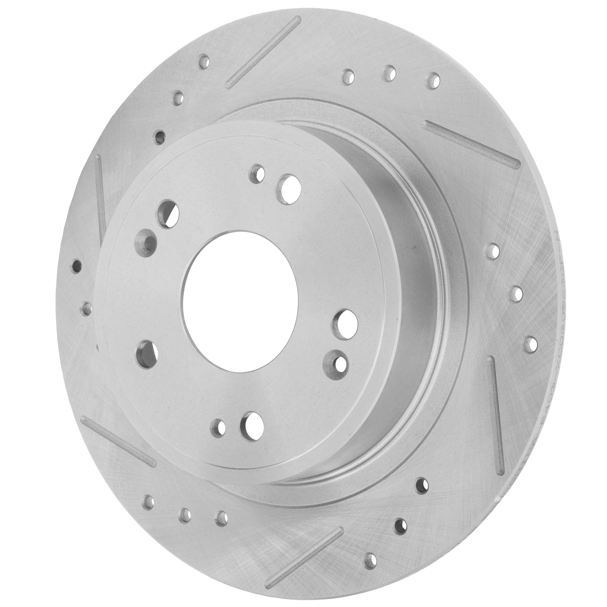 AM ILX 16-22 ACCORD 05-21 HR V 16-22 REAR BRAKE DISC RH=LH Cross drilled and Slotted SKU JSTPH27110006DRS OEM 31479-44594-44763-0833159-0833