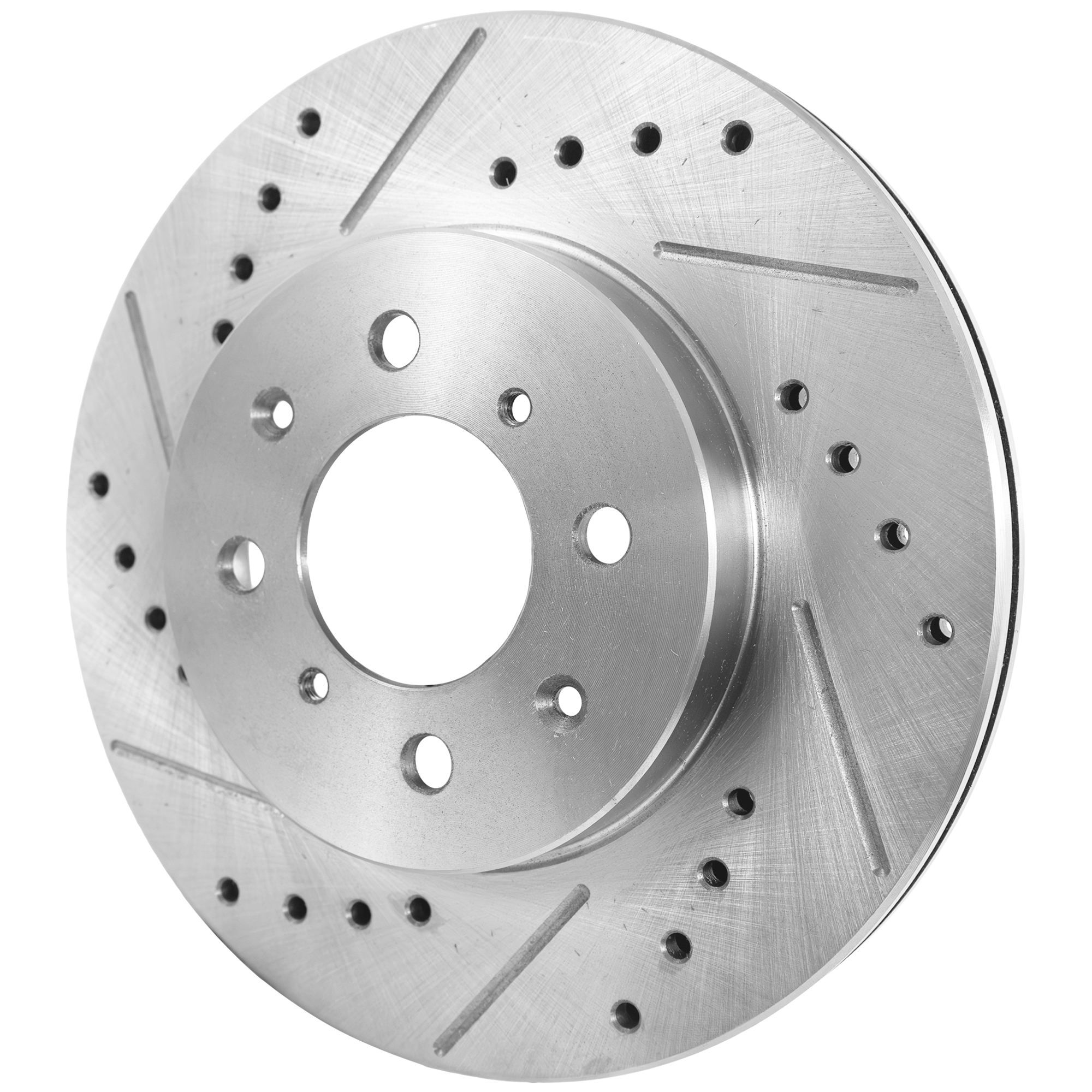 AM EL 97-05 CIVIC 90-05 INTEGRA 90-01 FRONT BRAKE DISC RH=LH Cross drilled and Slotted Vented 4 Lugs SKU JSTPH27110021DRS OEM 288-3295-19756-25331-63255-860