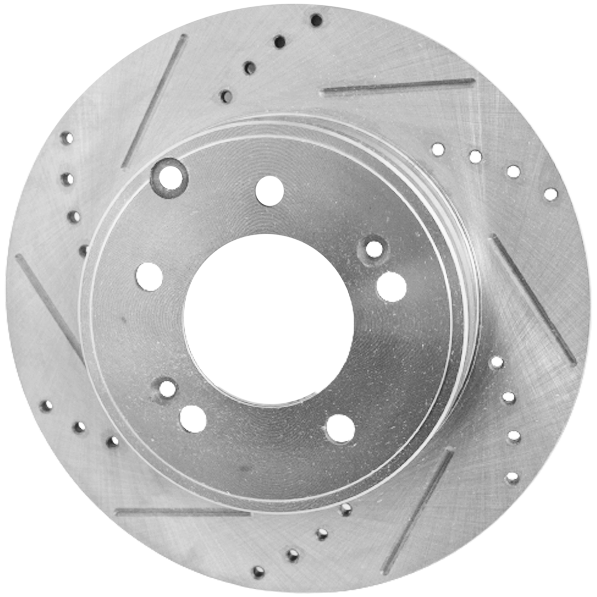 AM SONATA 05-19 OPTIMA 11-20 REAR BRAKE DISC RH=LH Cross drilled and Slotted Solid 5 Lugs SKU JSTPH27110071DRS OEM 31424-31586-44625-0833180-9804