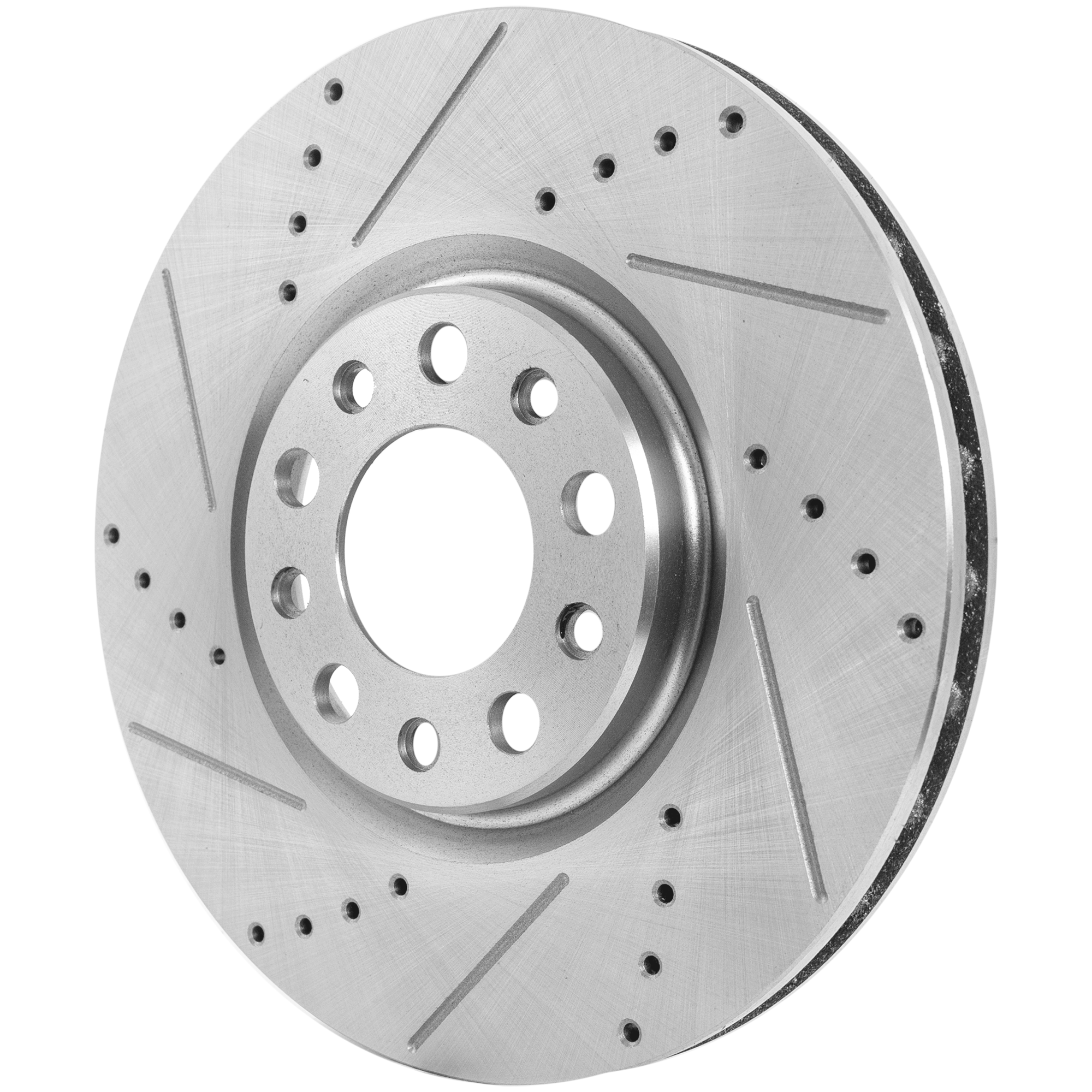 AM DART 13-16 RENEGADE 15-22 FRONT BRAKE DISC RH=LH Cross drilled and Slotted SKU JSTPJ27110009DRS OEM 43183-850311-60039025-780995R