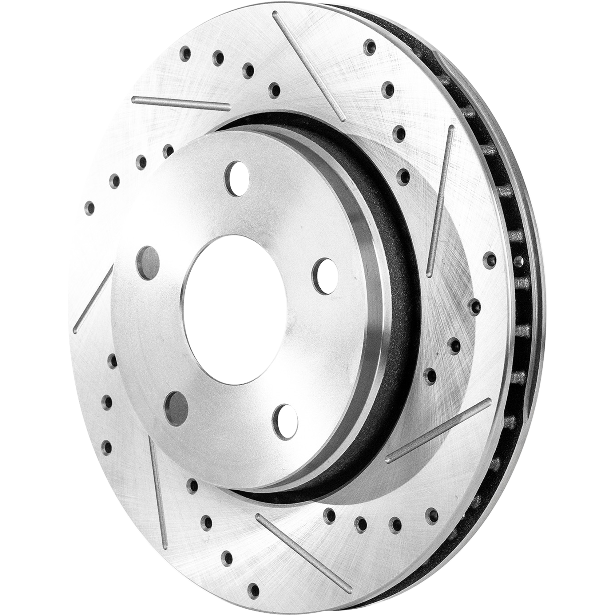 AM WRANGLER 07-17 WRANGLER JK 18-18 FRONT BRAKE DISC RH=LH Cross drilled and Slotted 302mm Front Disc Standard Brakes SKU JSTPJ27110032DRS OEM 90042030-780518FZN
