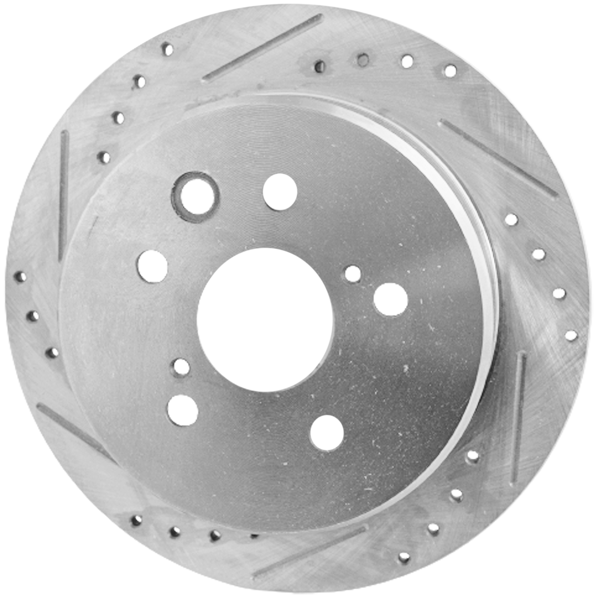 AM IS250-06-15 REAR BRAKE DISC RH=LH Cross drilled and Slotted SKU JSTPL27110017DRS OEM 31447-44665-900550-60075016-31