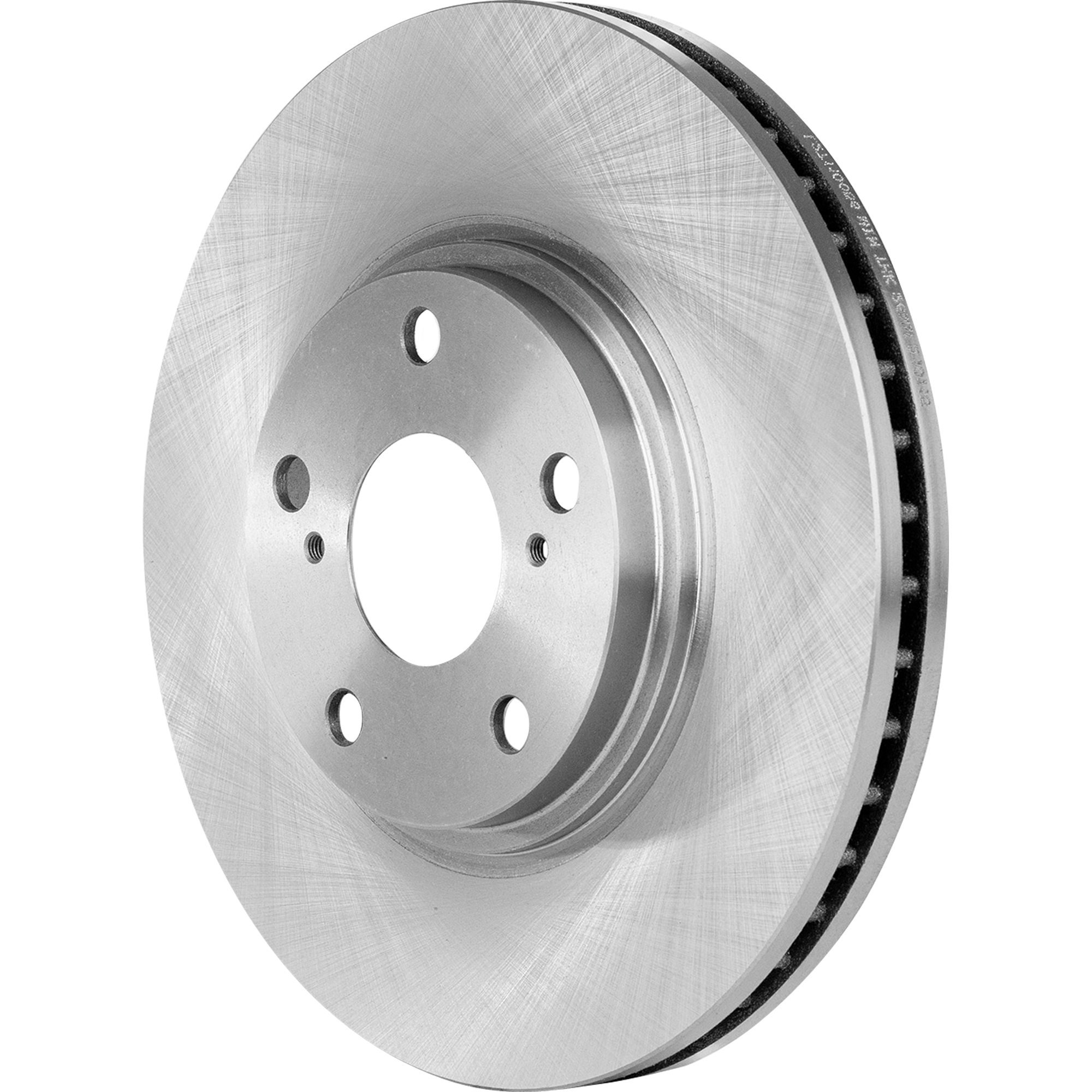 AM HIGHLANDER 01-07 RX300-99-03 FRONT BRAKE DISC RH=LH Plain Surface Vented 5 Lugs Stepped Hat SKU JSTPL27110056 OEM 4351248011