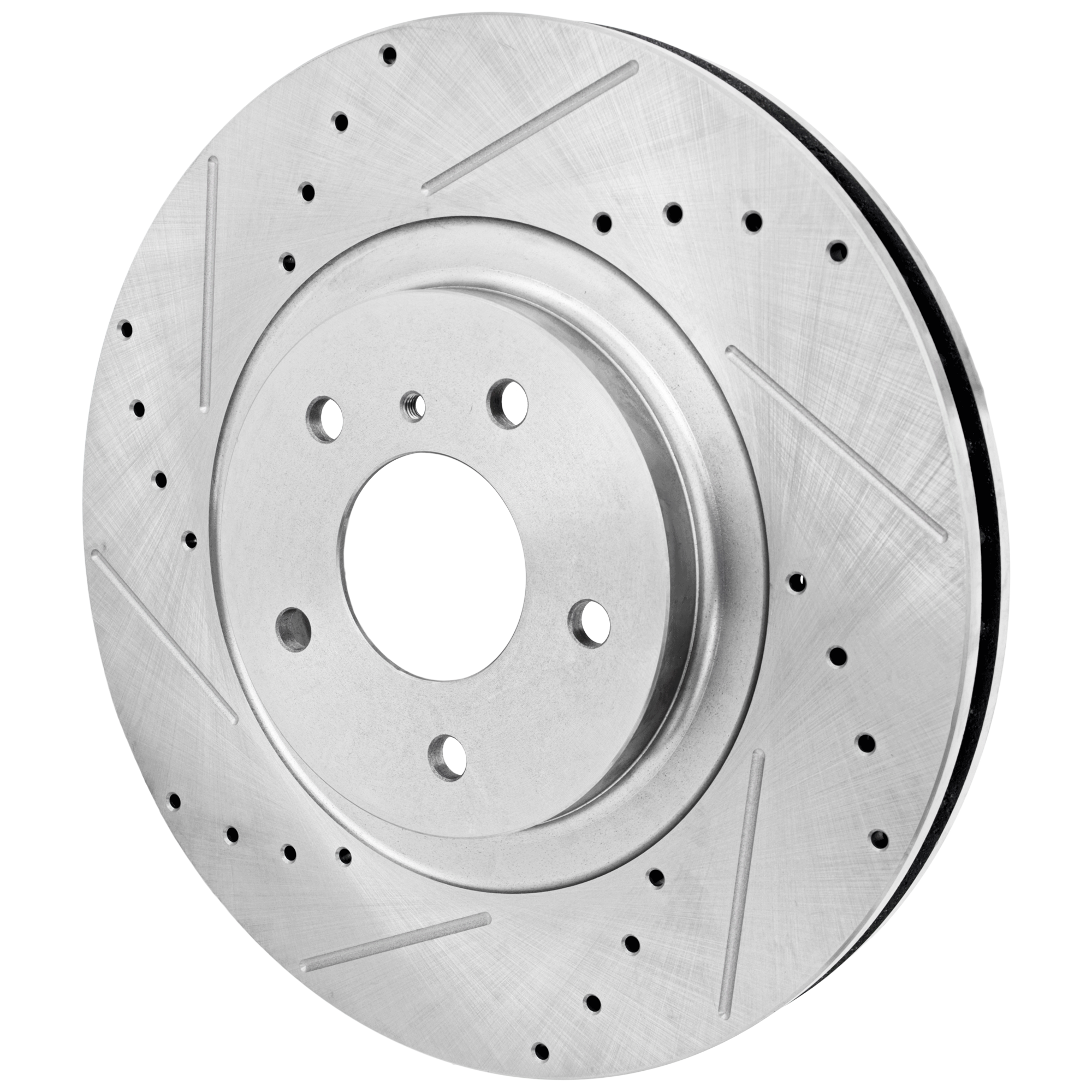 AM 350Z 03-08 G35-03-04 FRONT BRAKE DISC RH=LH For Vehicles with Brembo Brakes Cross drilled and Slotted SKU JSTPN27110012DRS OEM 31395-44703-900400-60068008-31