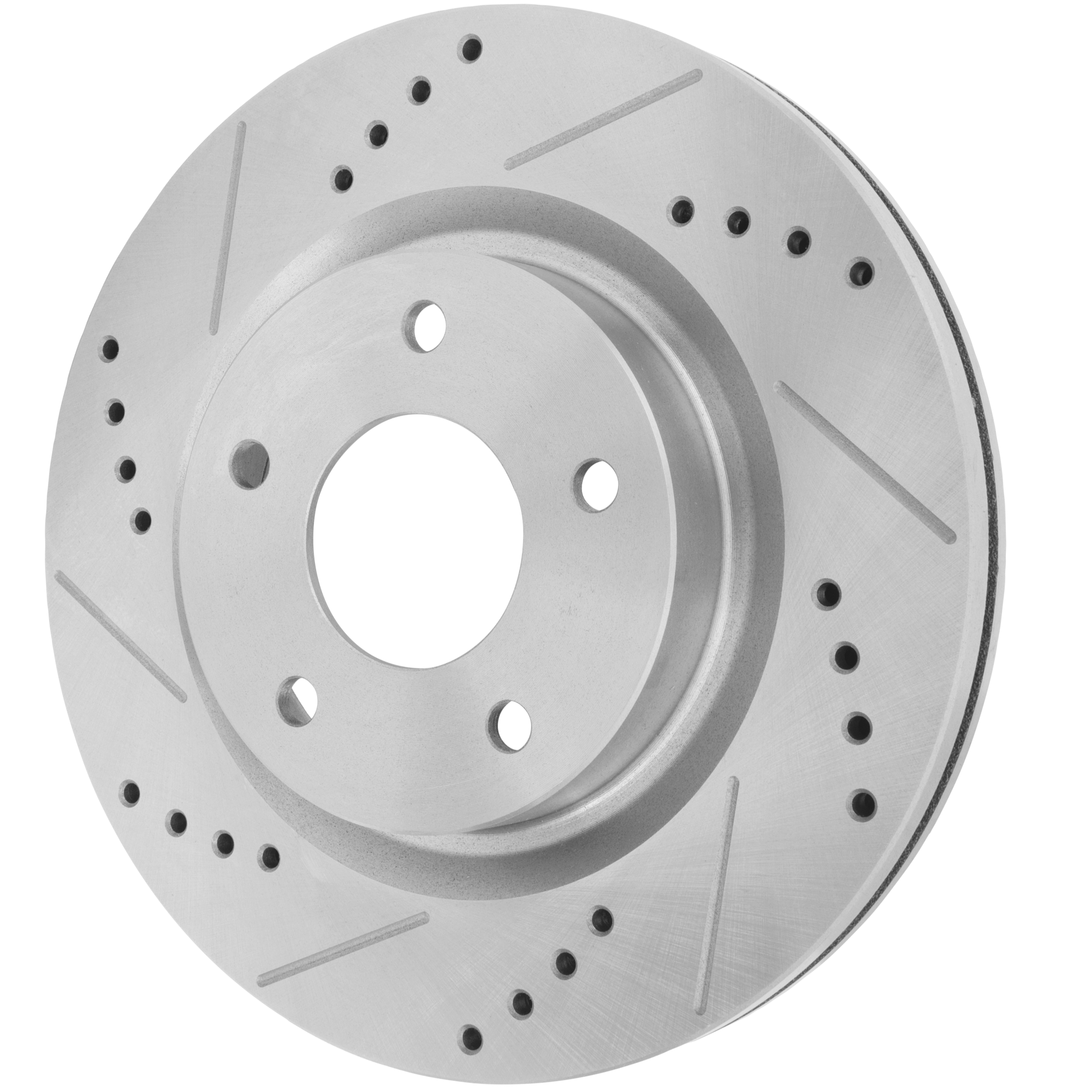 AM ALTIMA 07-13 FRONT BRAKE DISC RH=LH Cross drilled and Slotted Vented 5 Lugs SKU JSTPN27110016DRS OEM 31464-44589-60430-476245-08330