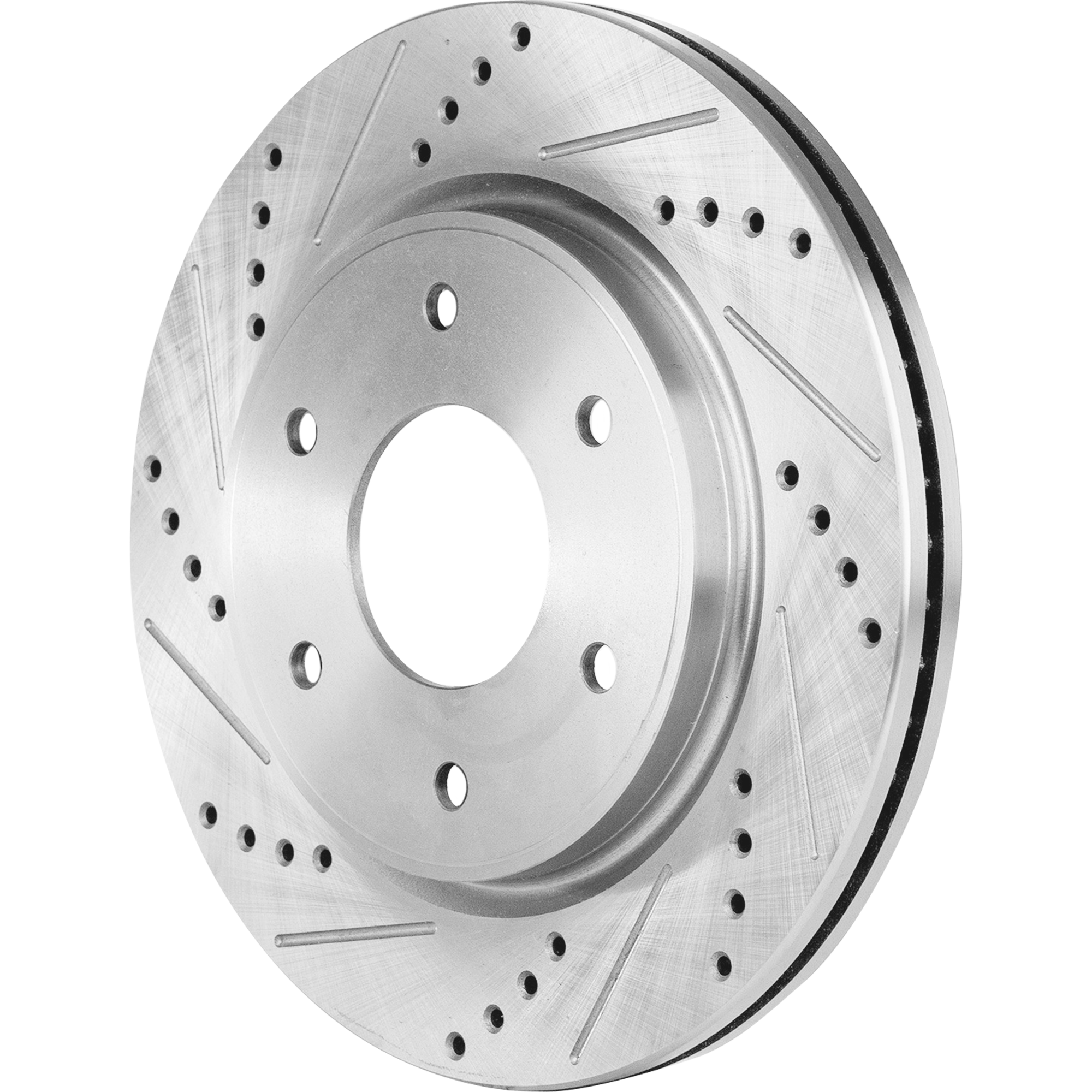 AM TITAN 05-07 ARMADA QX56-05-06 FRONT BRAKE DISC RH=LH Cross drilled and Slotted SKU JSTPN27110053DRS OEM 31425-44573-60301-900286-98042