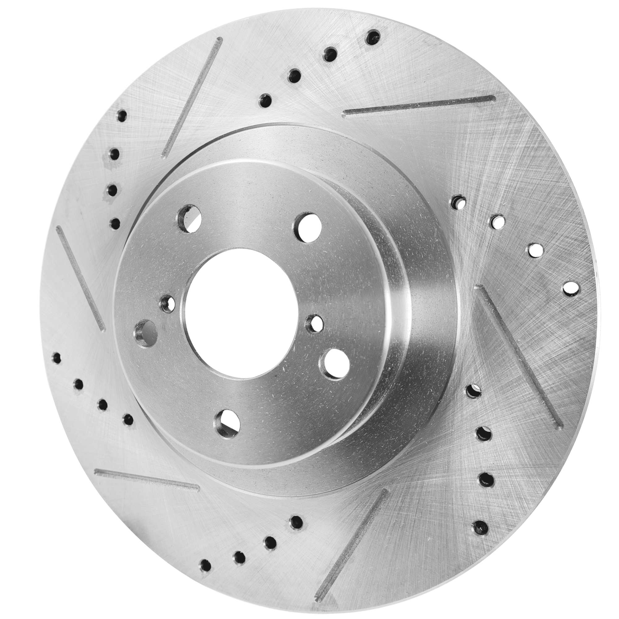 AM IMPREZA 02-08 FRONT BRAKE DISC RH=LH Cross drilled and Slotted SKU JSTPS27110014DRS OEM 19356-34203-145406-980141-4888