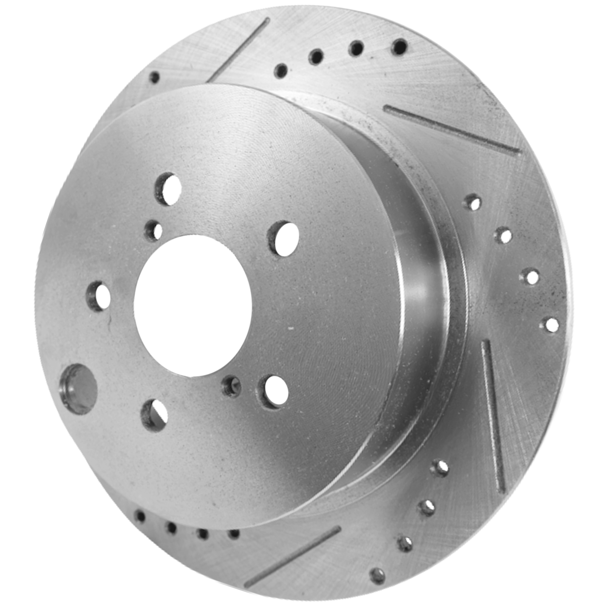 AM CROSSTREK 16-23 IMPREZA 12-22 REAR BRAKE DISC RH=LH Cross drilled and Slotted SKU JSTPS27110018DRS OEM 44750-850324-980962-60013025-4