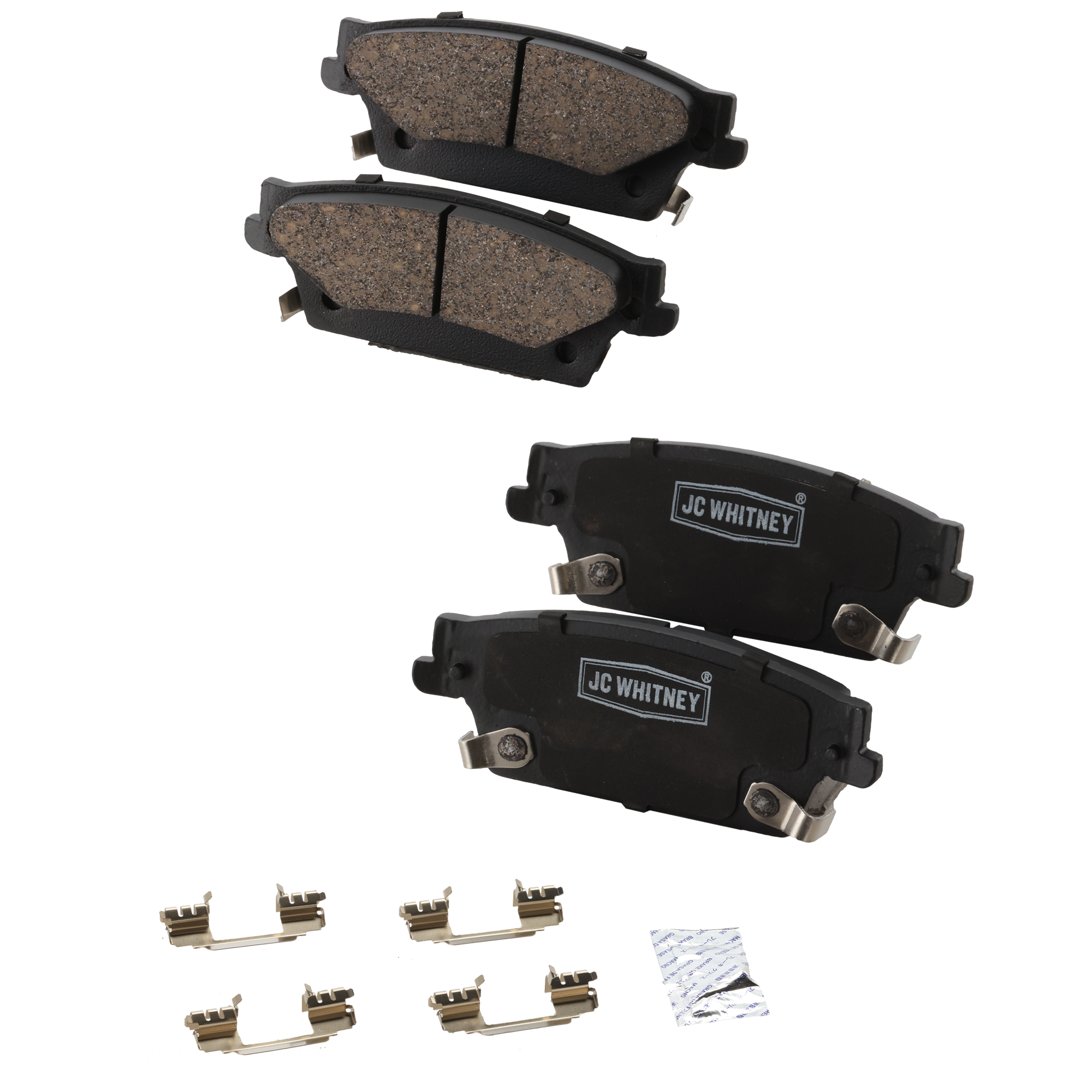 AM SRX 04-09 STS 05-11 CTS 06-07 REAR BRAKE PAD SET 2 Wheel Set SKU JSTPSSCP1020 OEM 18047757-18047758-89047757-890